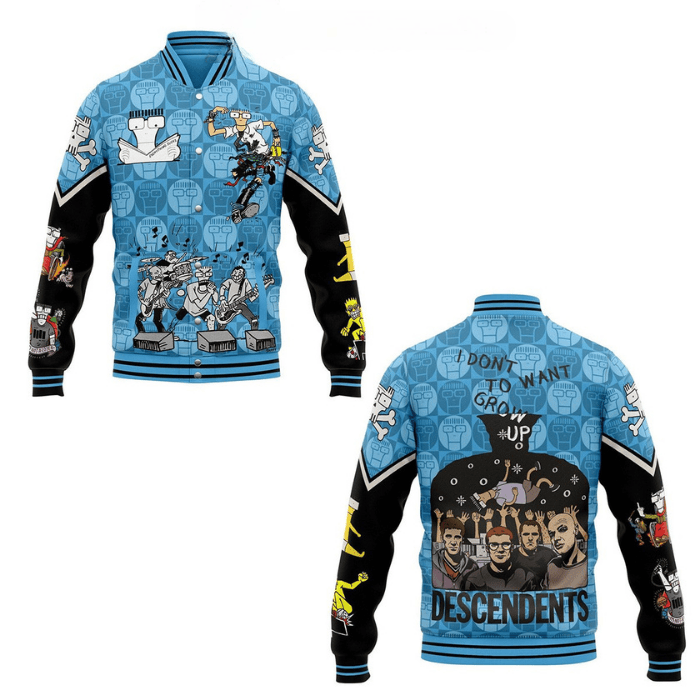 i dont want to grow up descendents baseball jacket yalwm