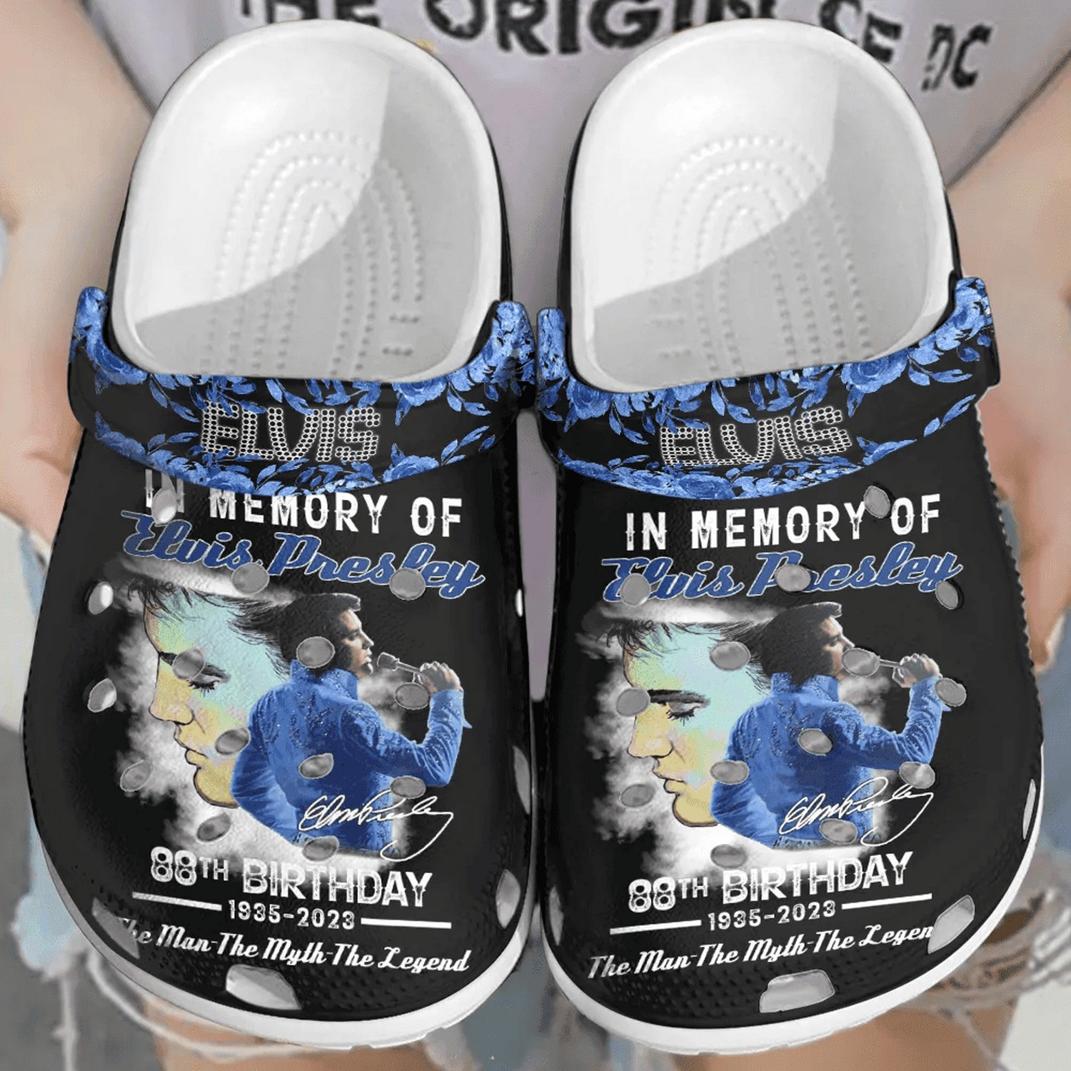 in memory of elvis presley 88th birthday clogs for kids 26 adults 7khis
