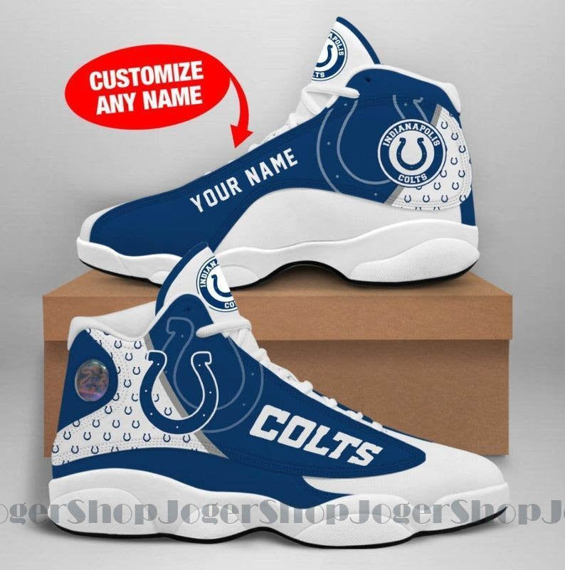 indianapolis colts personalized ajd13 sneakers 928 txkbg