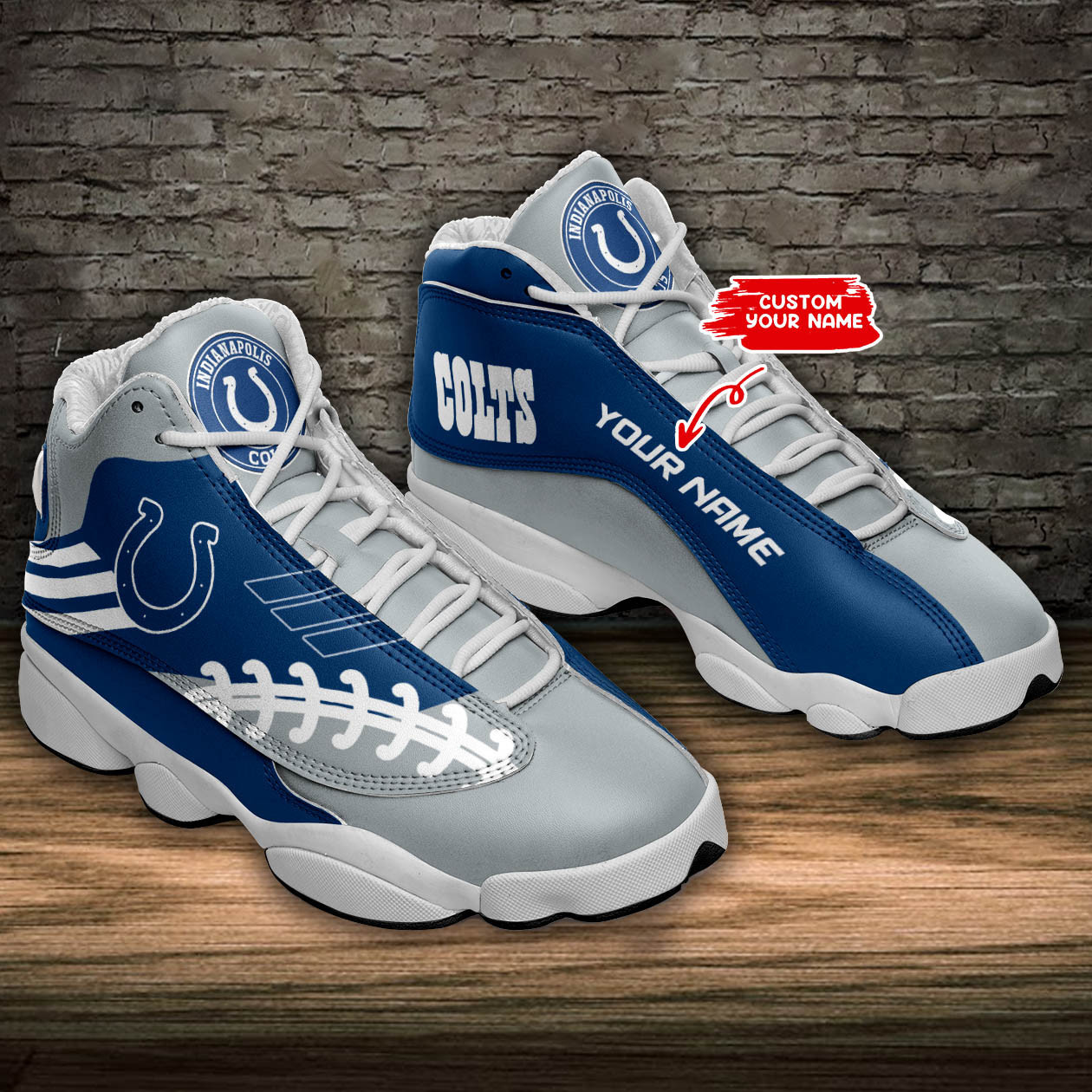 indianapolis colts personalized ajd13 sneakers bg190 1crzh