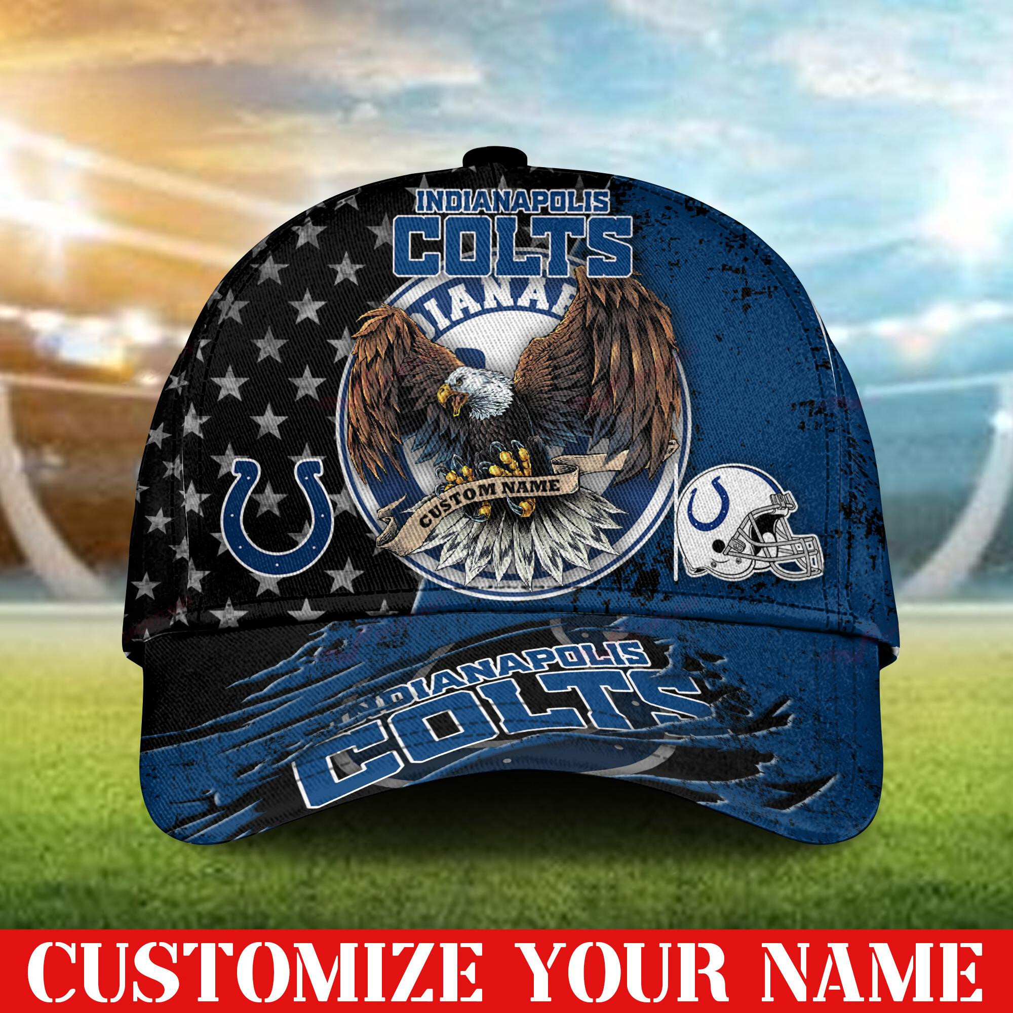 indianapolis colts personalized classic cap bb386 bvd7g
