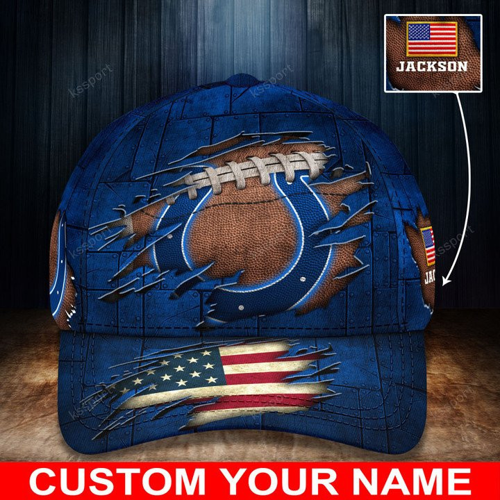 indianapolis colts personalized classic cap bg215 iq6il