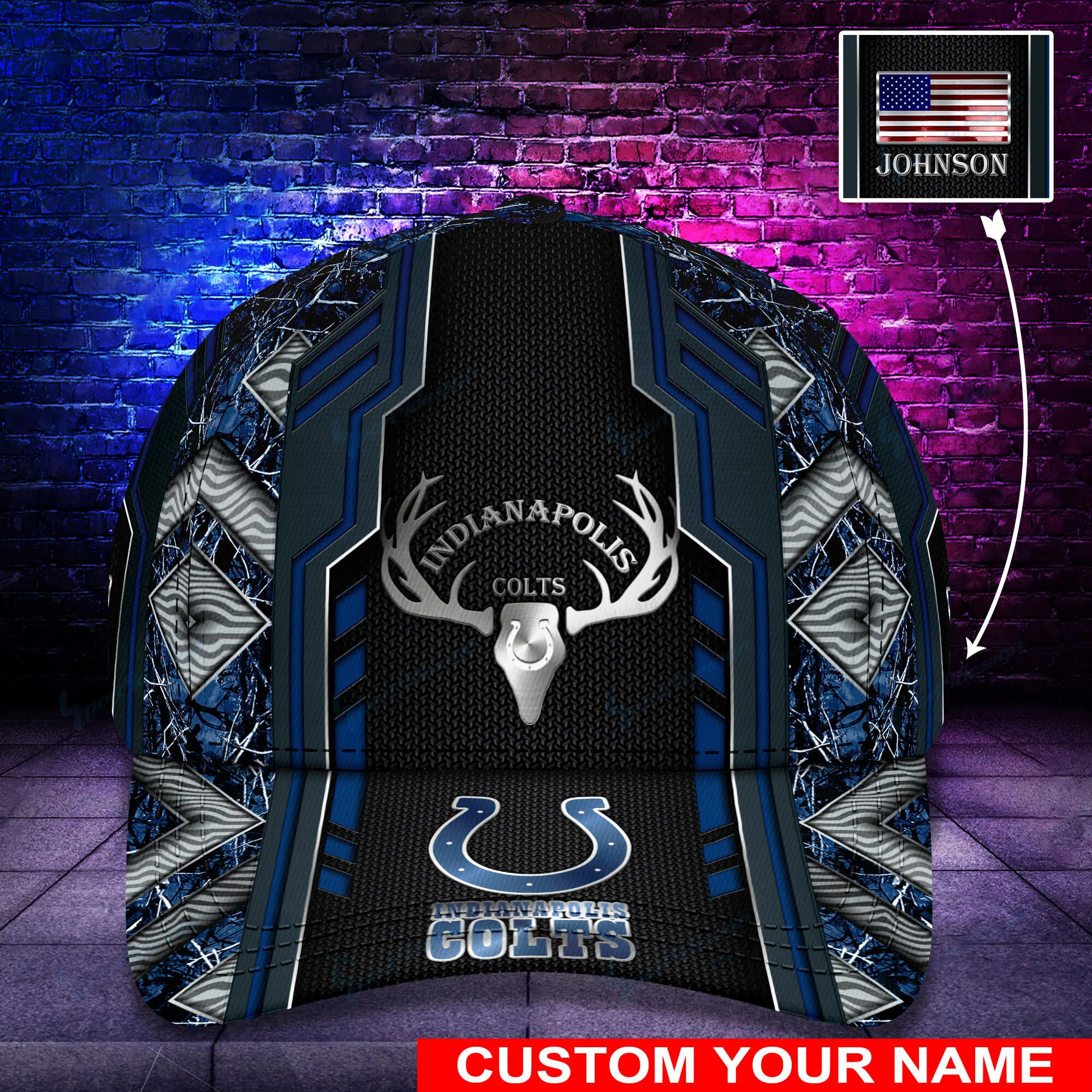 indianapolis colts personalized classic cap bg457 hbcum