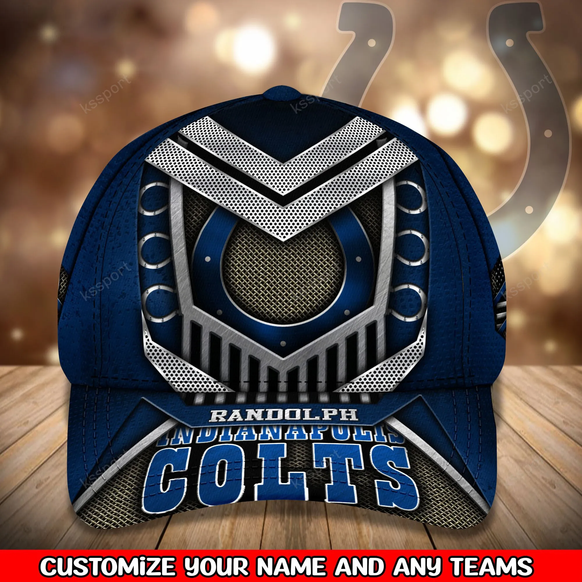 indianapolis colts personalized classic cap bg774 y6wdd