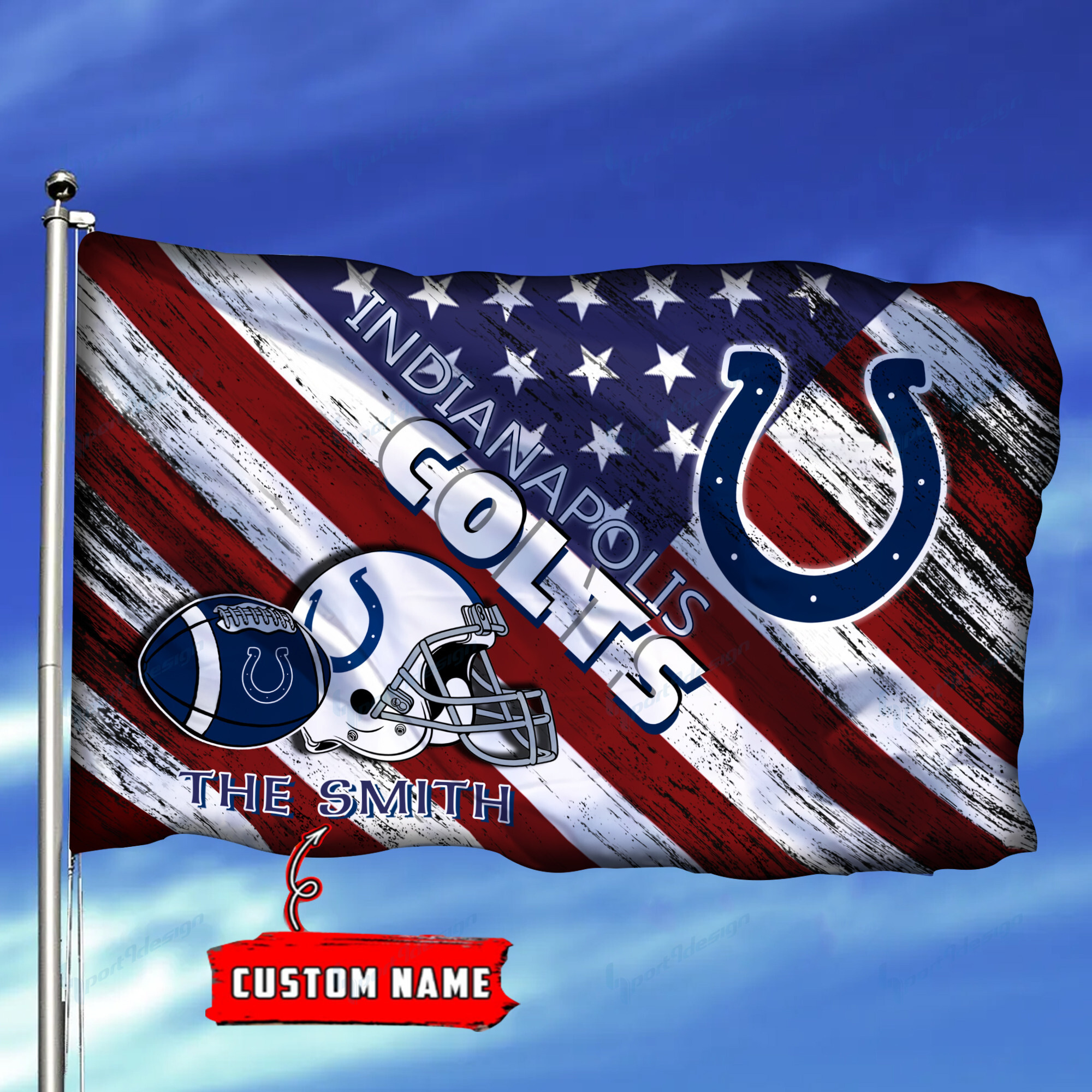 indianapolis colts personalized flag 148 mbjuh
