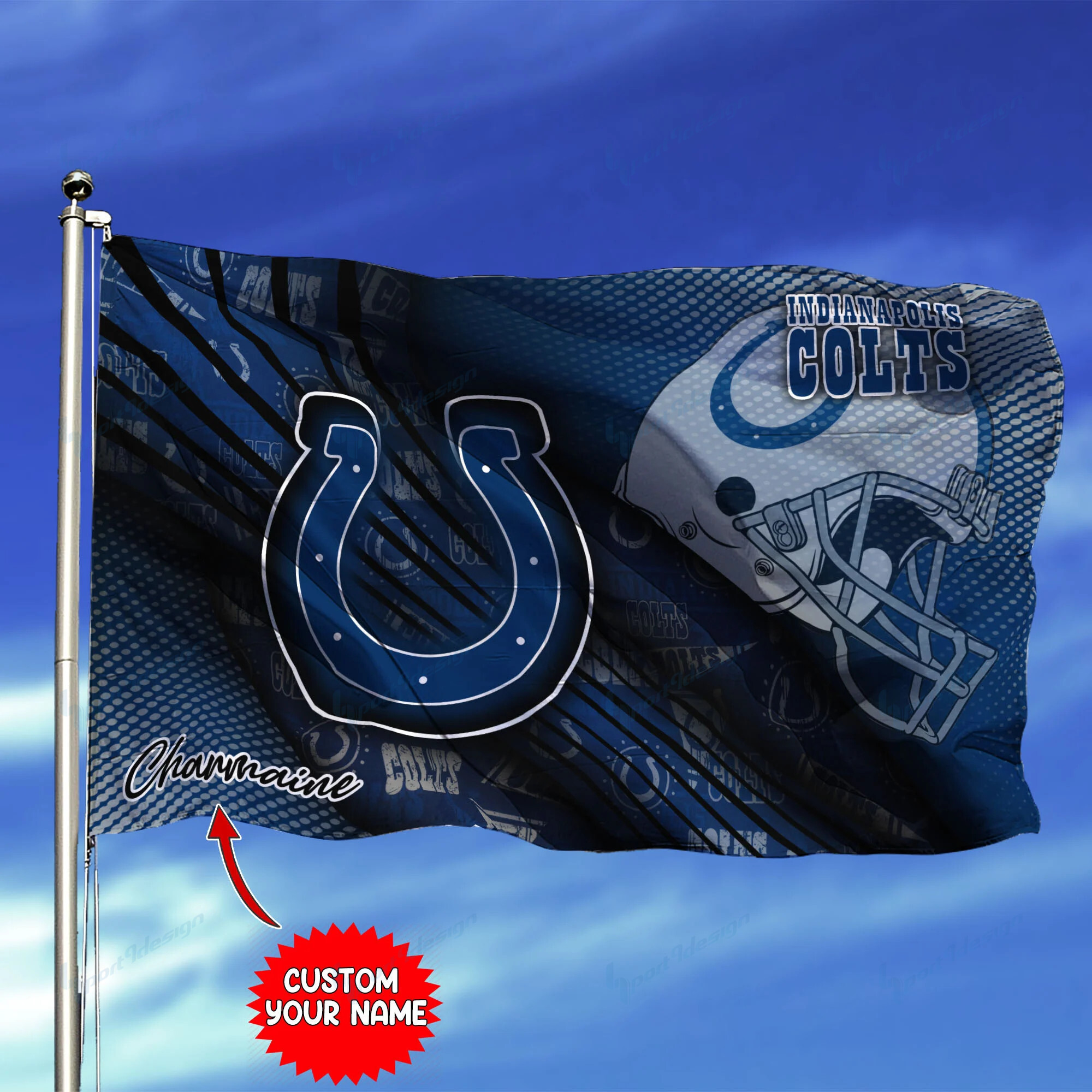 indianapolis colts personalized flag 219 9juvv