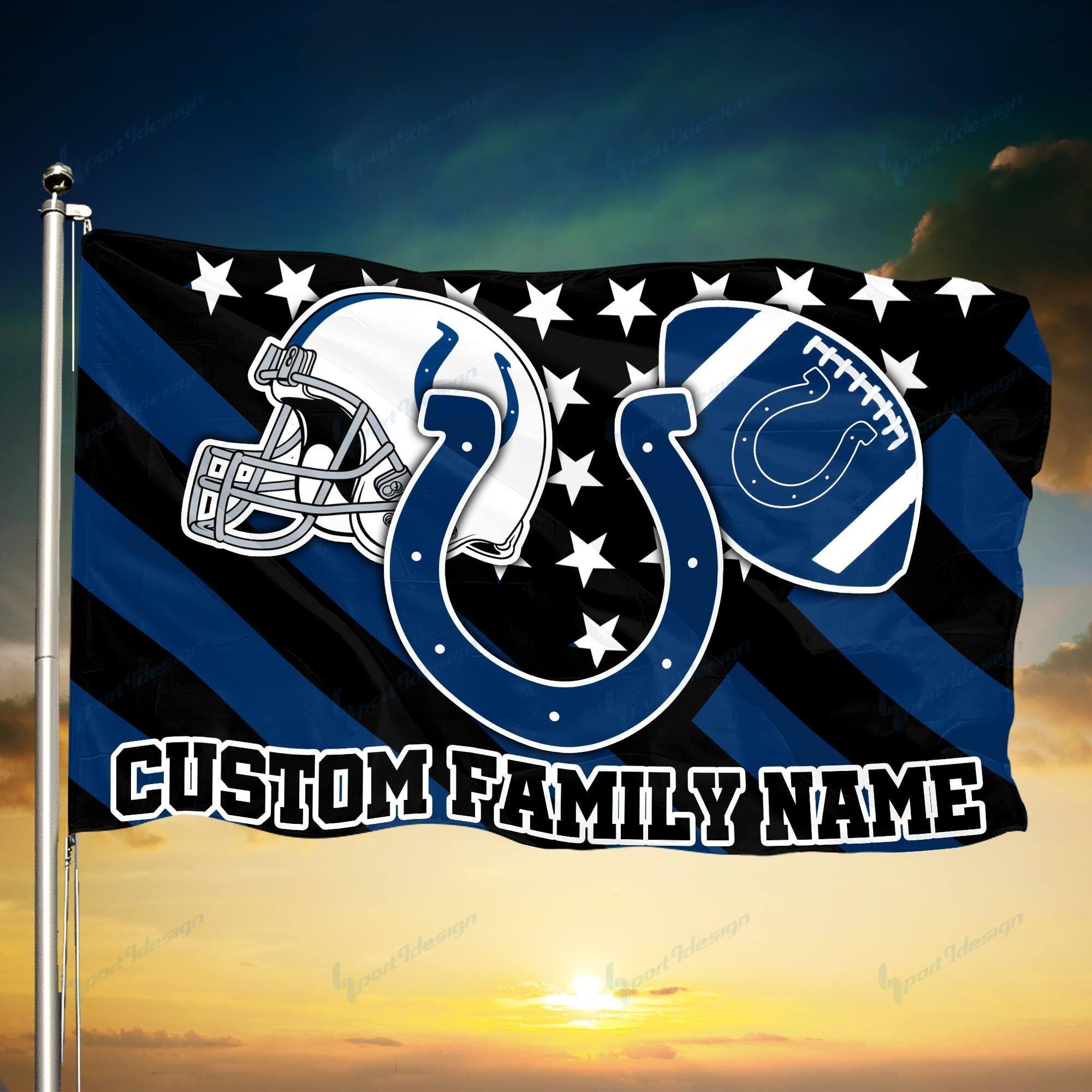 indianapolis colts personalized flag 77 vmm9v