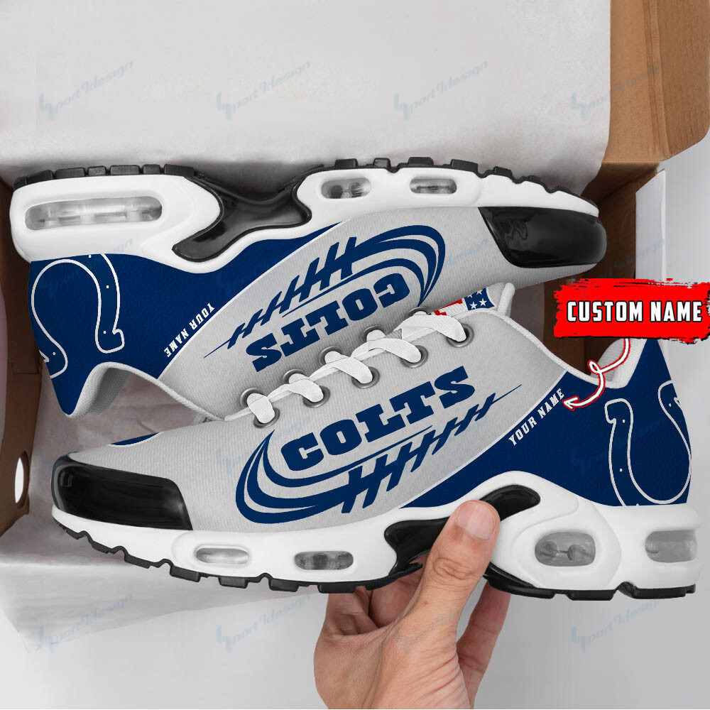 indianapolis colts personalized plus t n youth sneakers bg14 4vzyk
