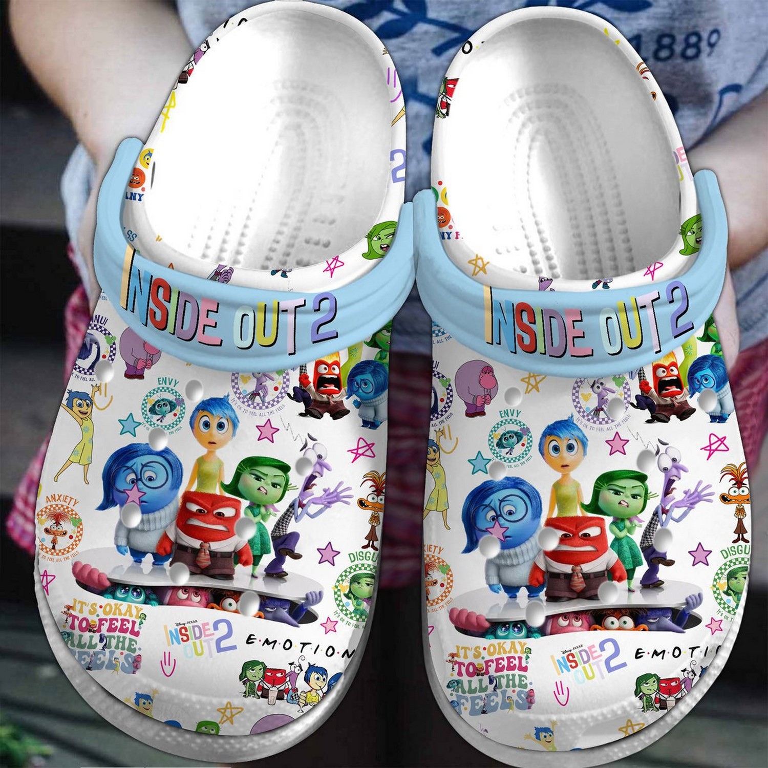 inside out 2 emotion its okay to feel all the feels clogs for kids and adults 1mi8w