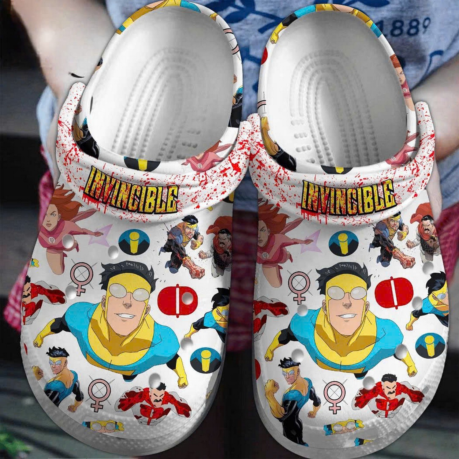 invicible character clogs fast shipping service available ki0mg