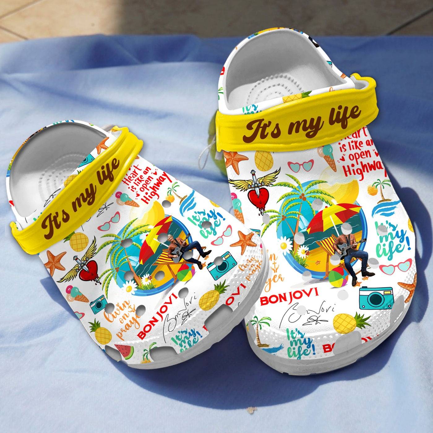 itE28099s my life bonjovi summer vibes classic clogs osokw