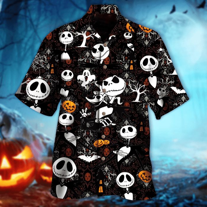 jack skellington nightmare before christmas halloween hawaiian shirt yyefe
