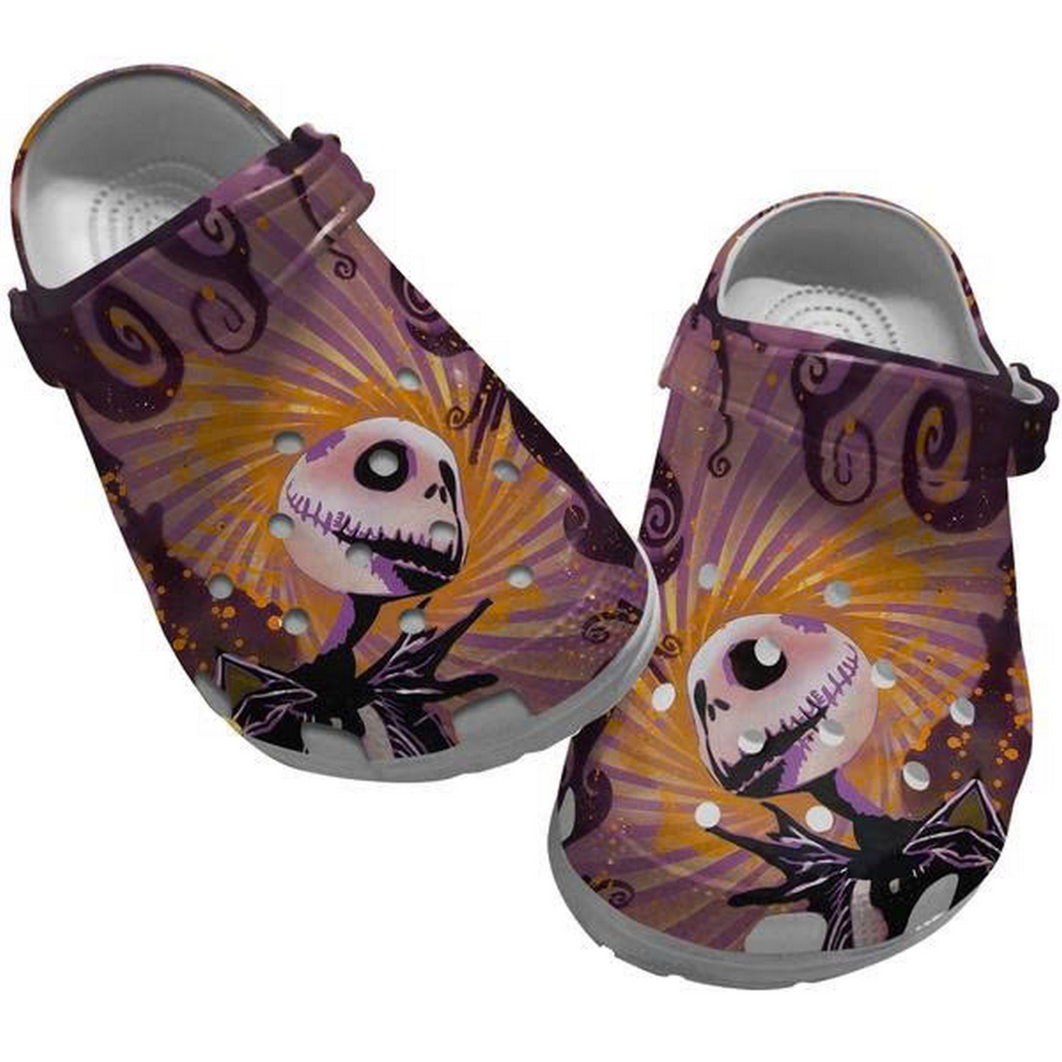 jack skellington nightmare new design clogs for kids 26 adults nphjh