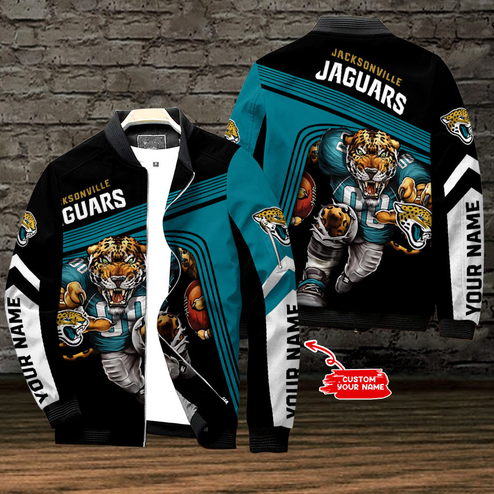 jacksonville jaguars personalized bomber jacket bg573 u96p7