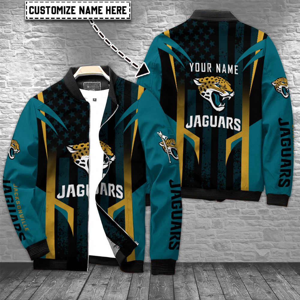 jacksonville jaguars personalized bomber jacket bg770 0orfl