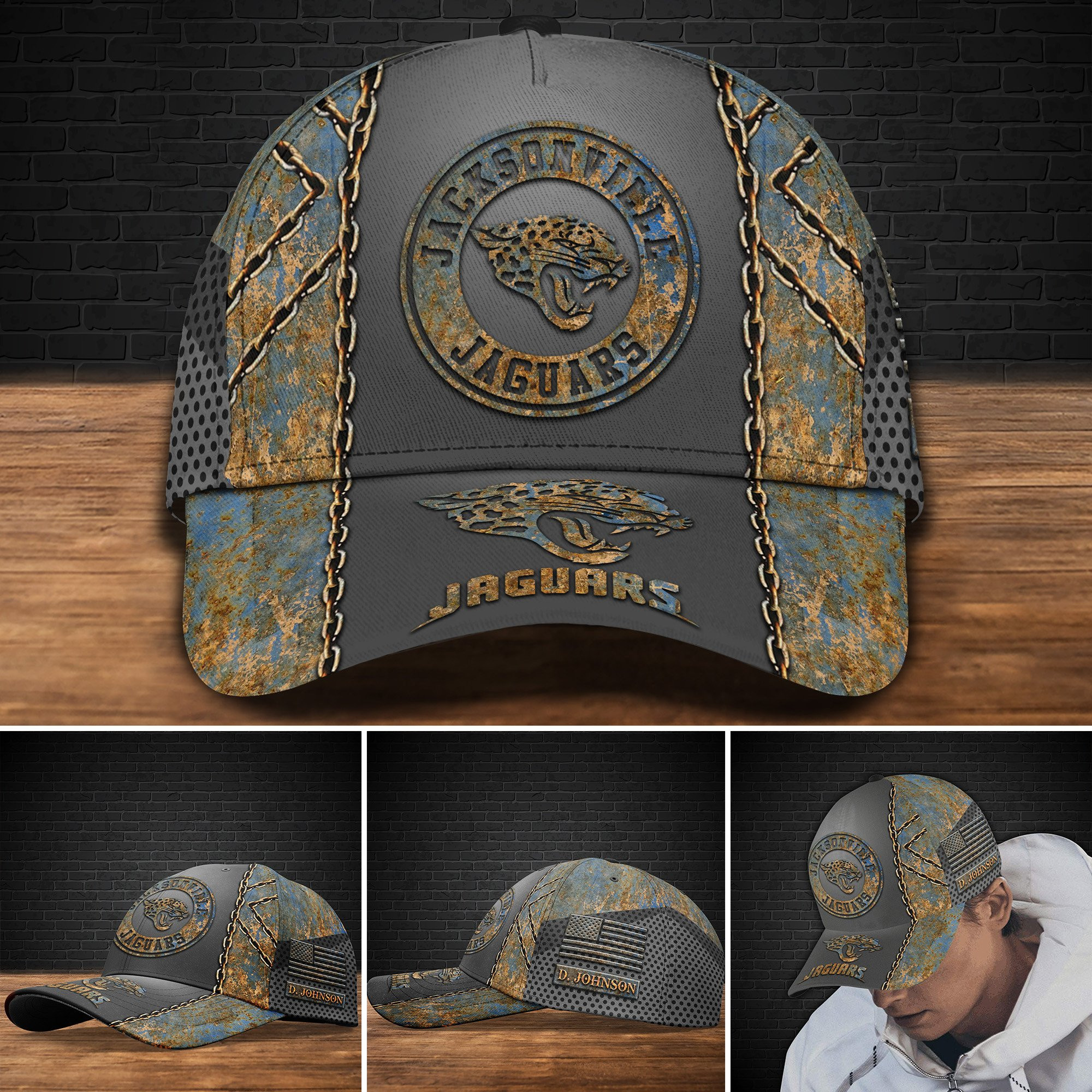 jacksonville jaguars personalized classic cap bb21 nbkwa