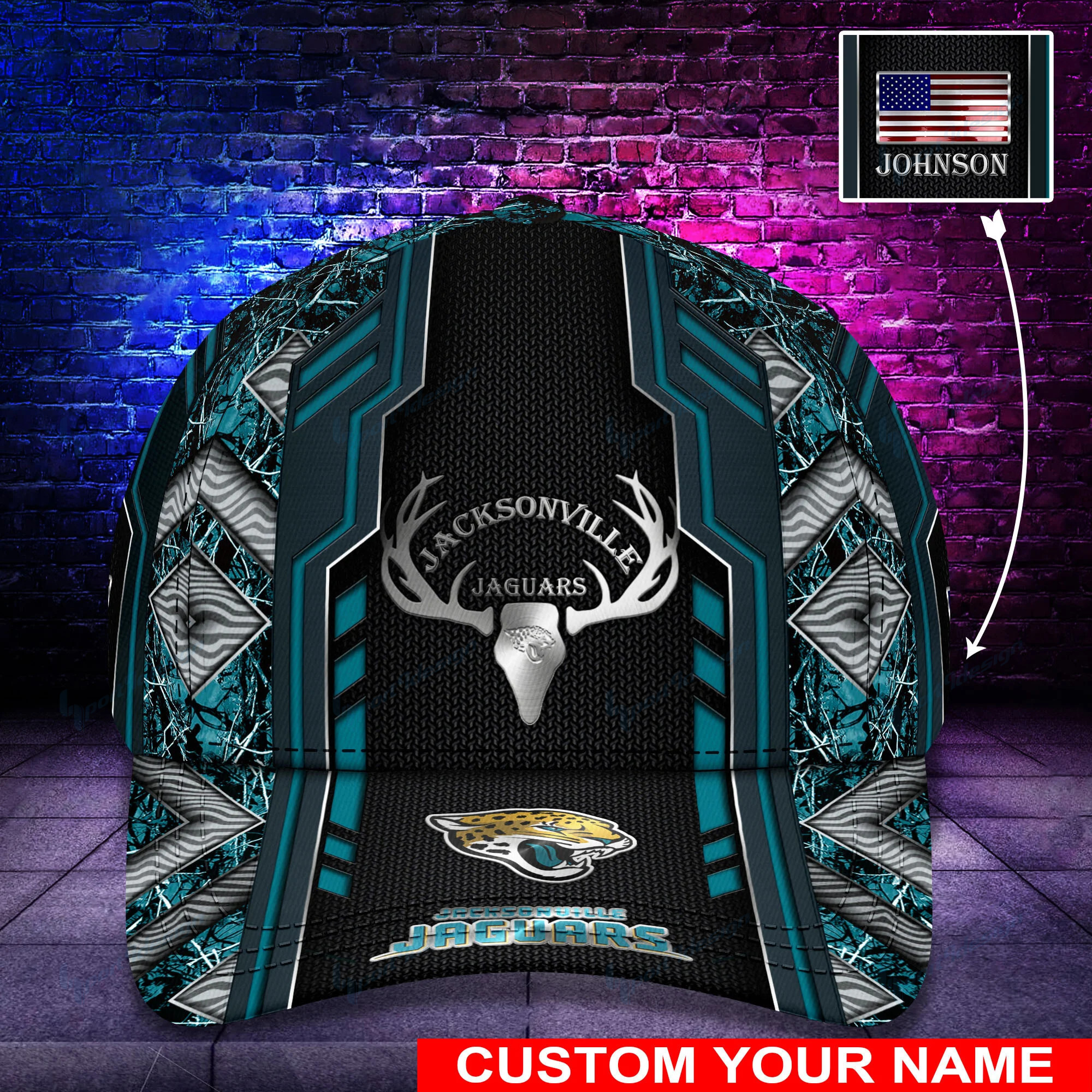 jacksonville jaguars personalized classic cap bg458 ohqr3