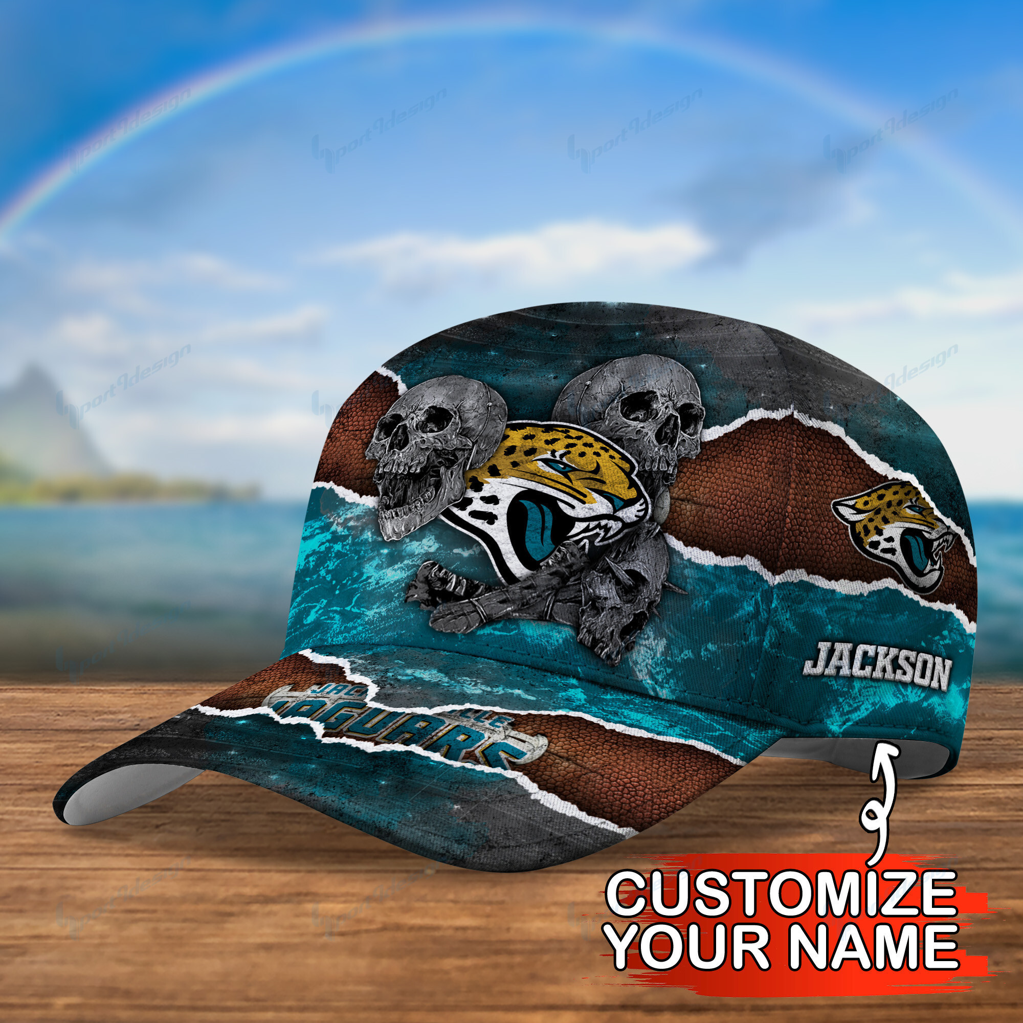 jacksonville jaguars personalized classic cap bg671 dinx4