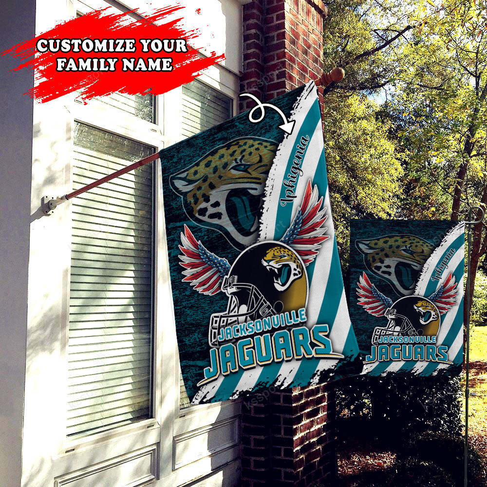 jacksonville jaguars personalized flag 456 p4o2y