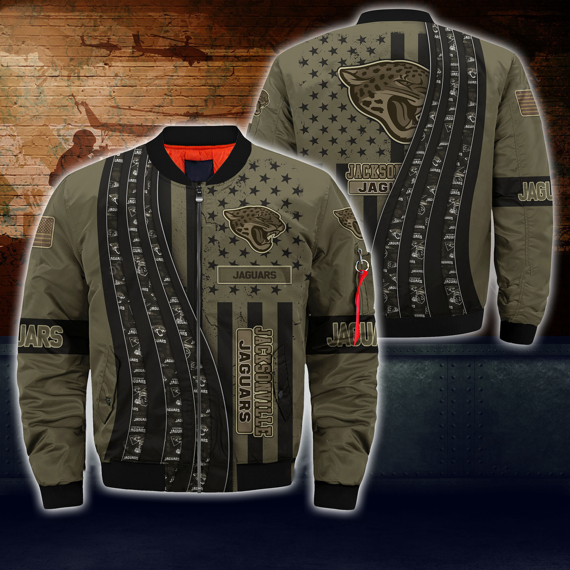 jacksonville jaguars thick bomber jacket cs84 w7twn
