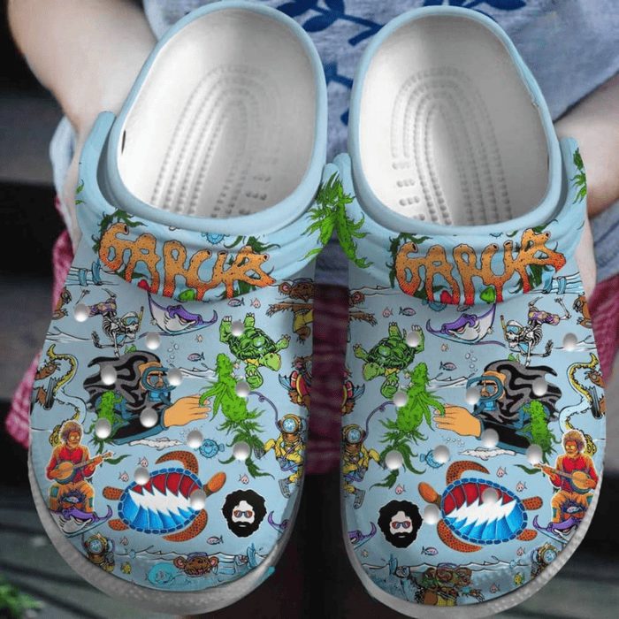 jerry garcia grateful dead the pursuit of happiness music blue clogs nx7xt