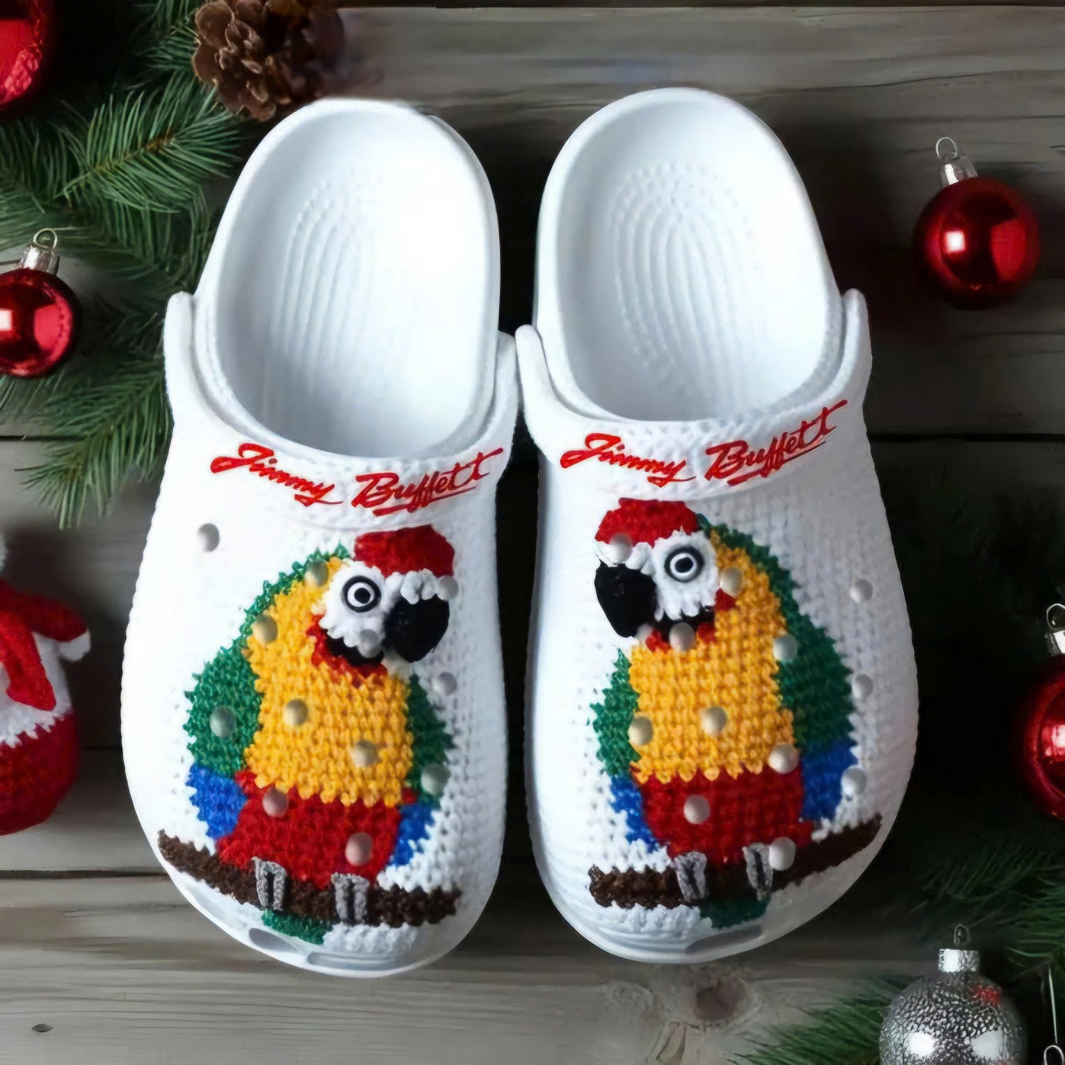 jimmy buffett parrot life is cool christmas clogs for kids and adults ltzkj