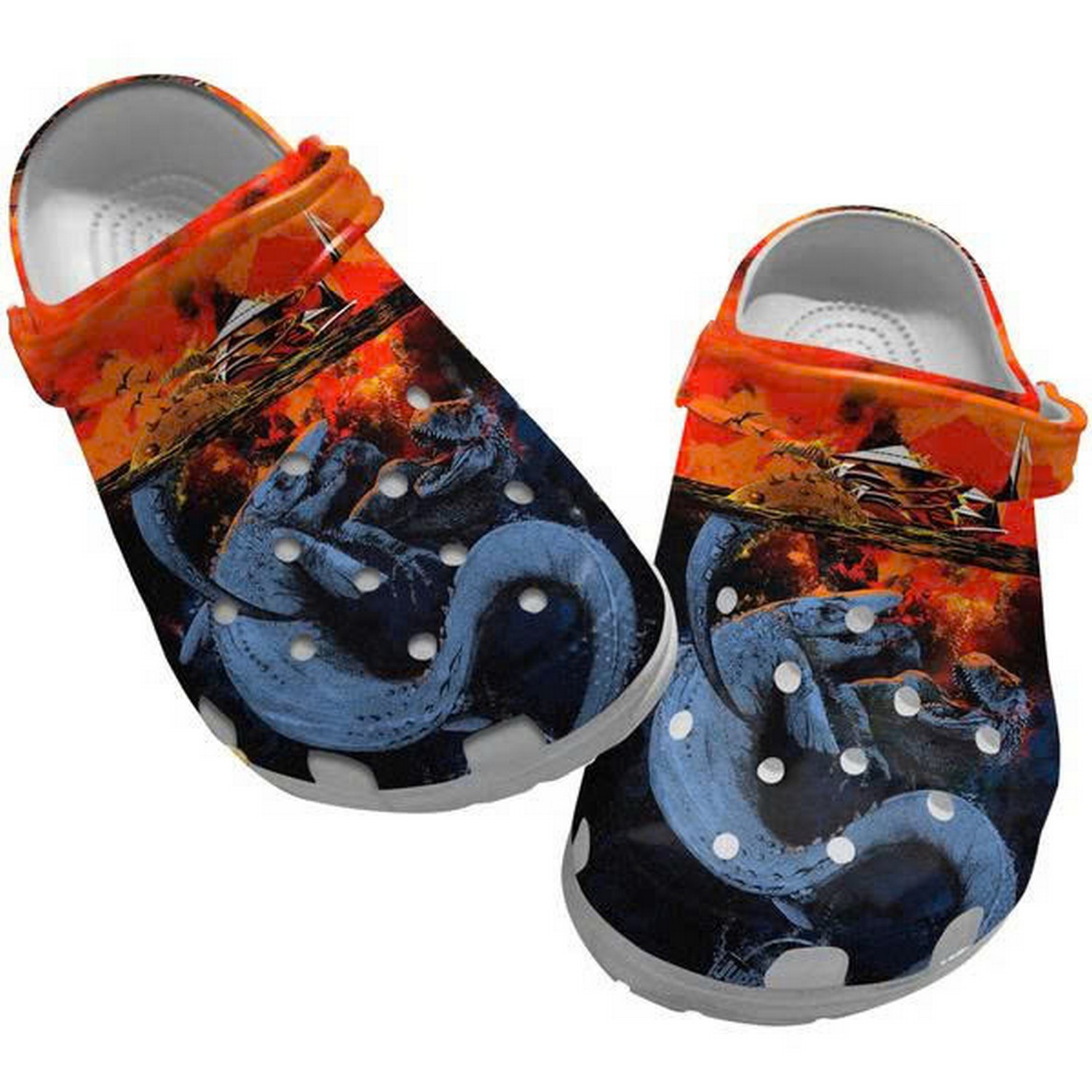 jurassic world dinosuar and lizard fighting clogs for kids 26 adults qjhtb