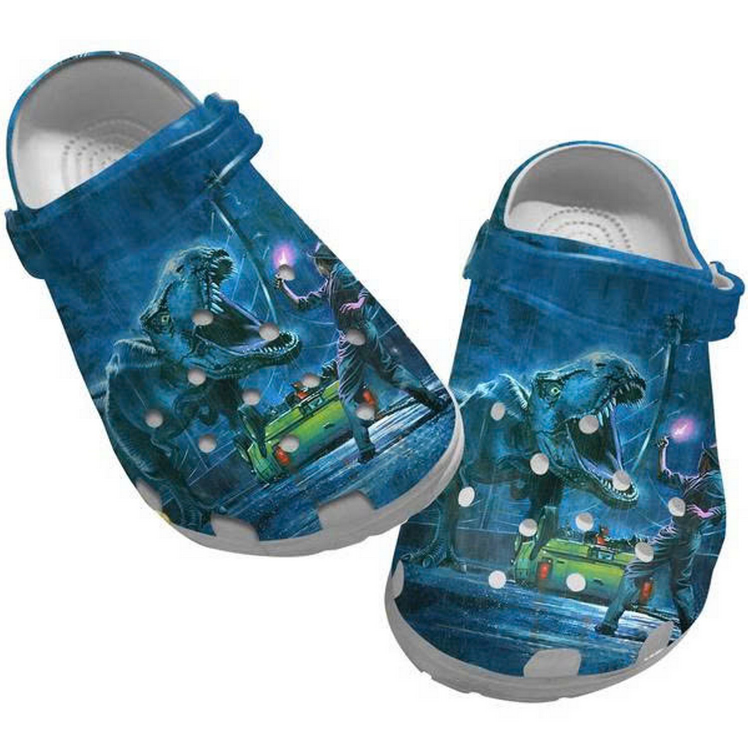 jurassic world dinosuar escape clogs for kids 26 adults yxk4n