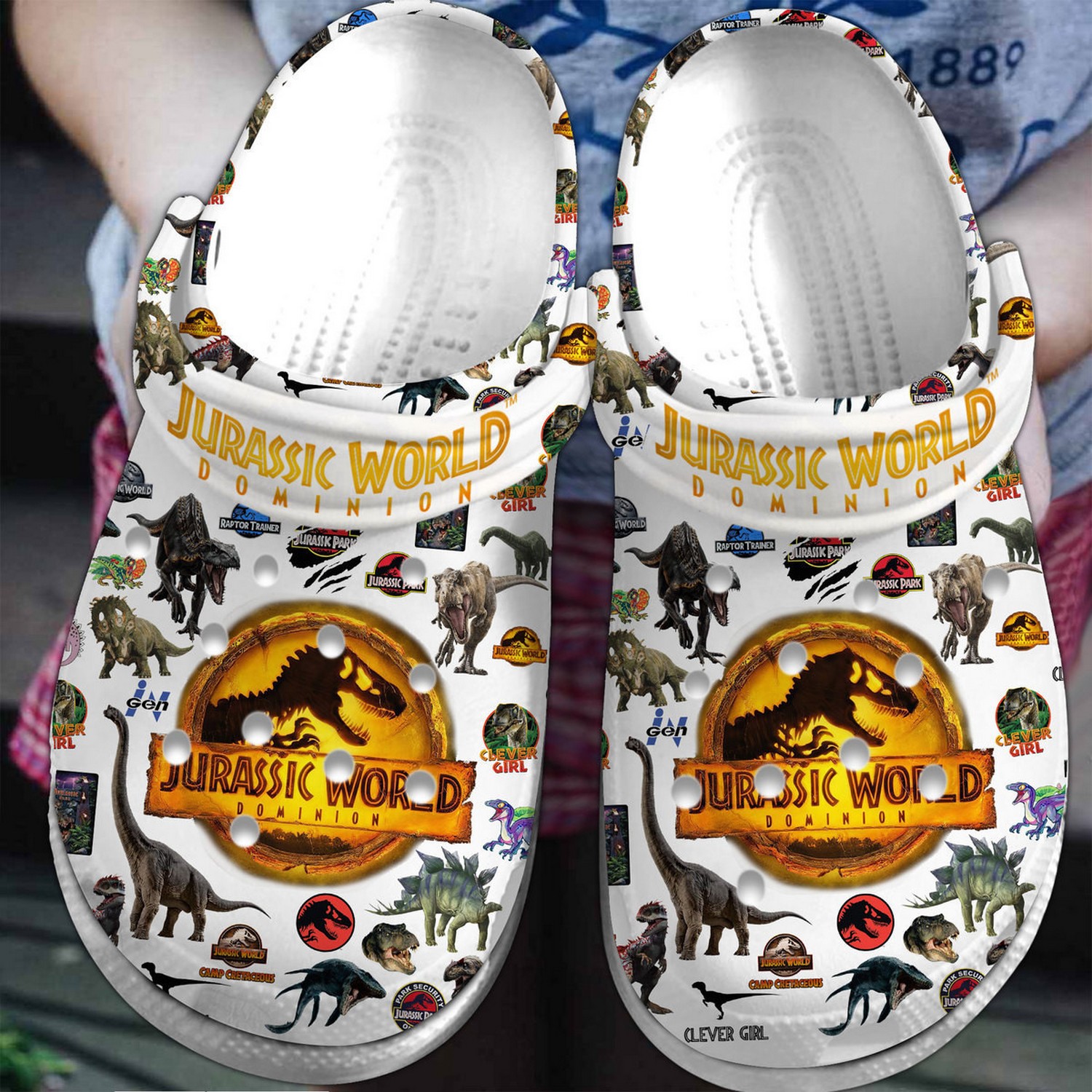 jurassic world dominion movie clogs for kids and adults v70bn