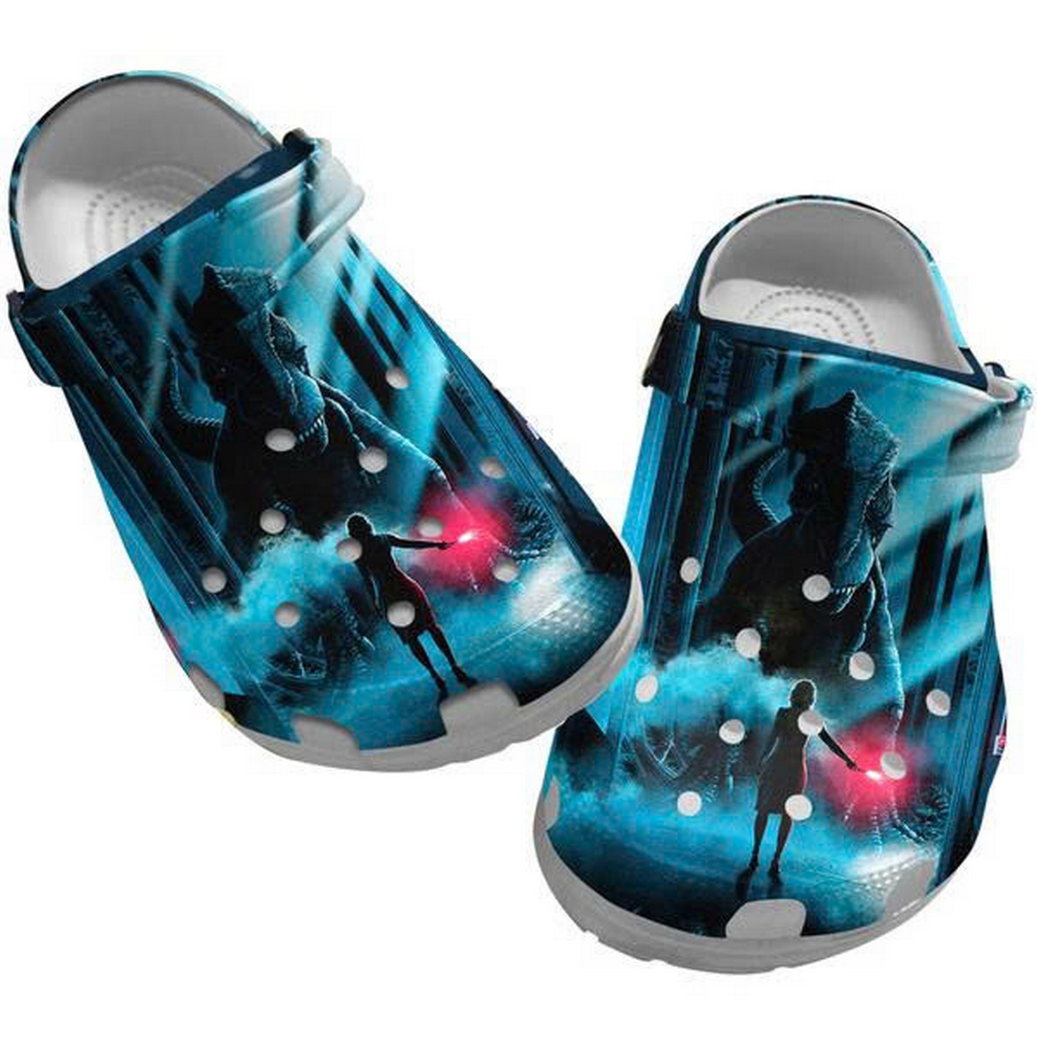 jurassic world face to face dinosaur clogs for kids and adults 1n1rh