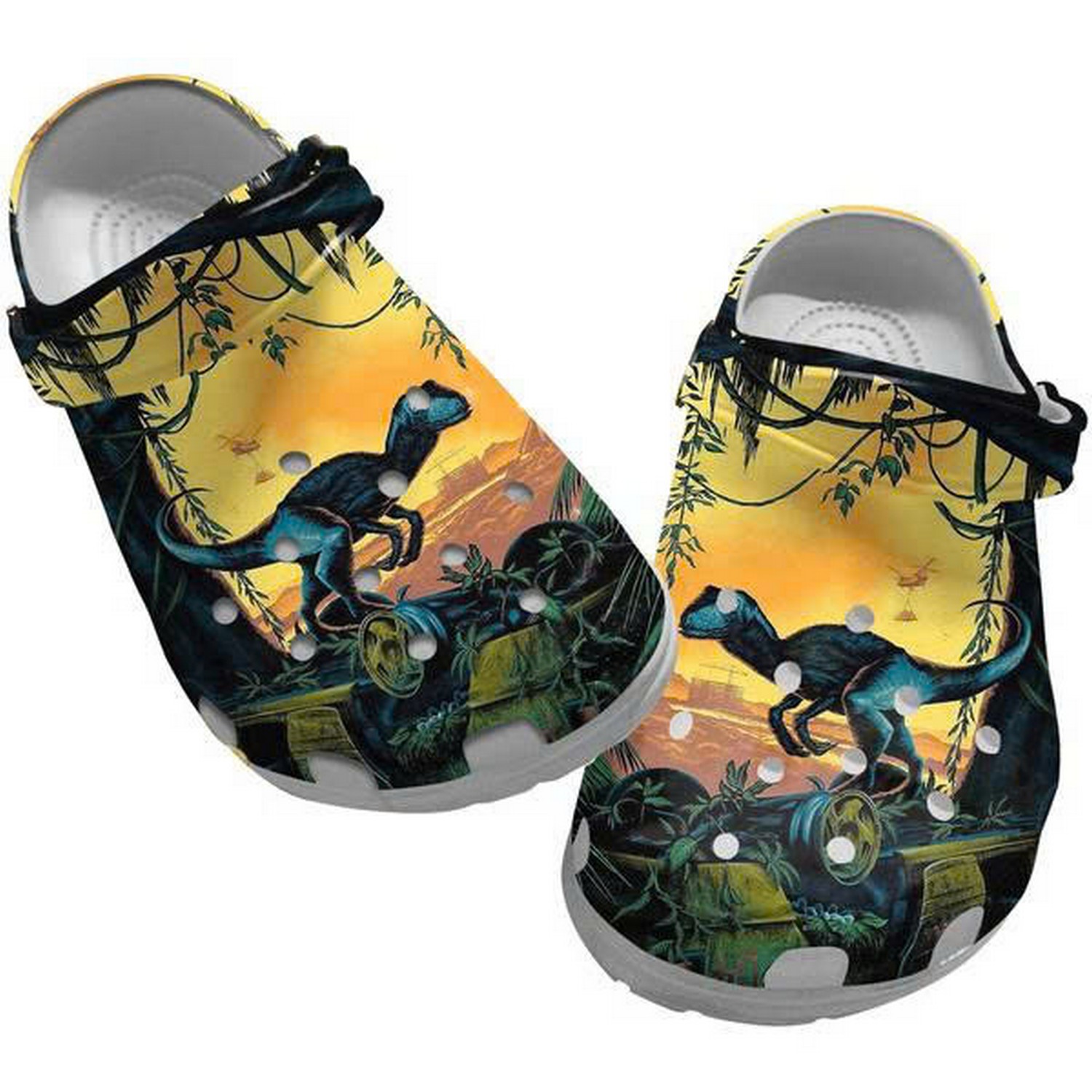 jurassic world movie dinosaur endgame clogs for kids 26 adults cm3ah