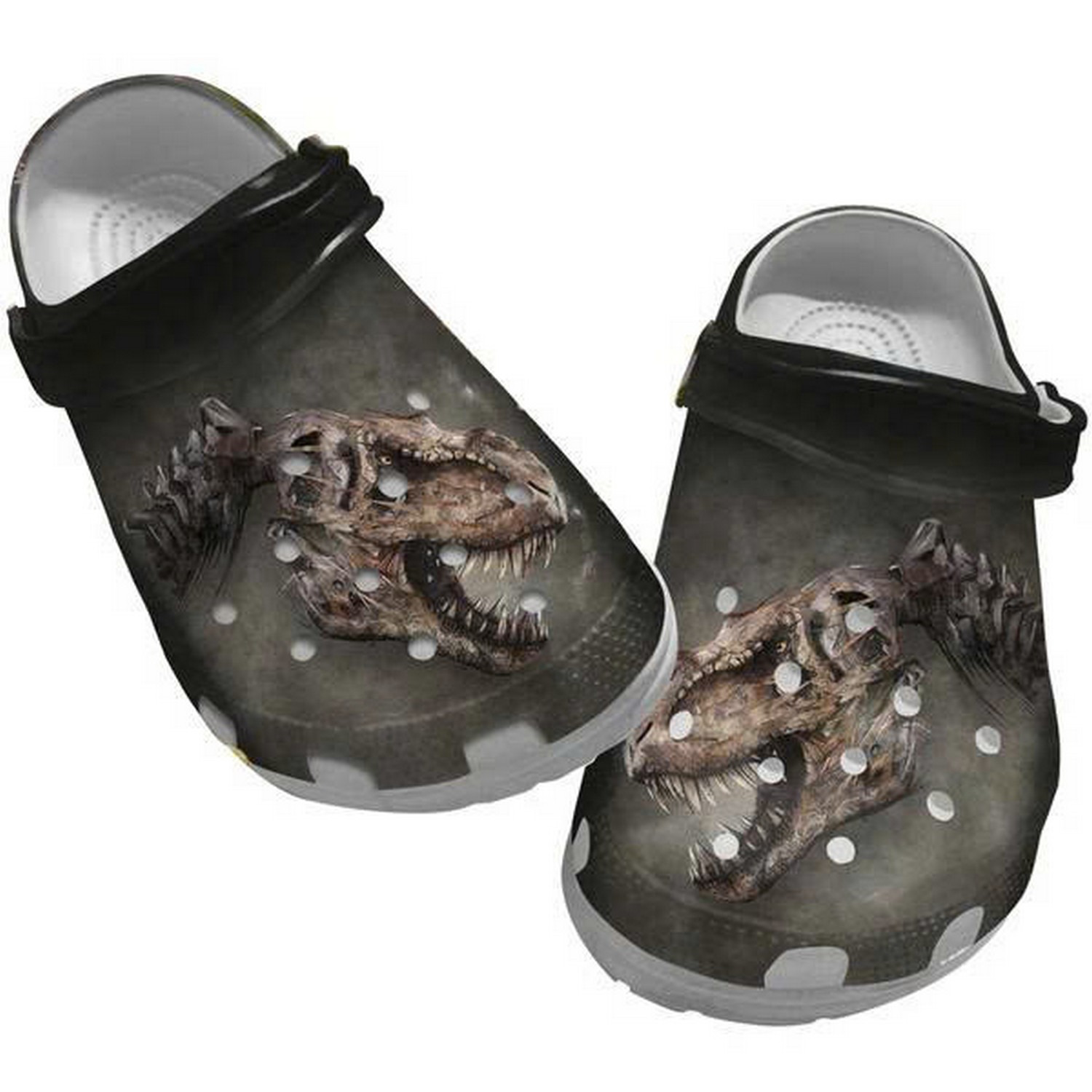jurassic world movie dinosaur skull clogs for kids and adults wzlsw