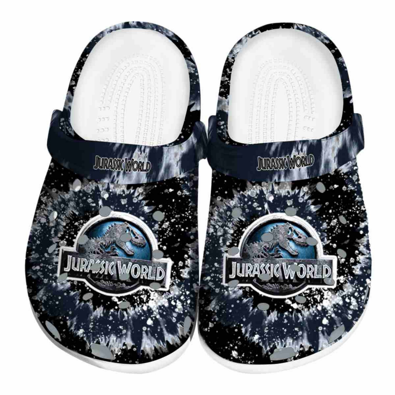 jurassic world movie radiant burst effect clogs for kids and adults a3nnc