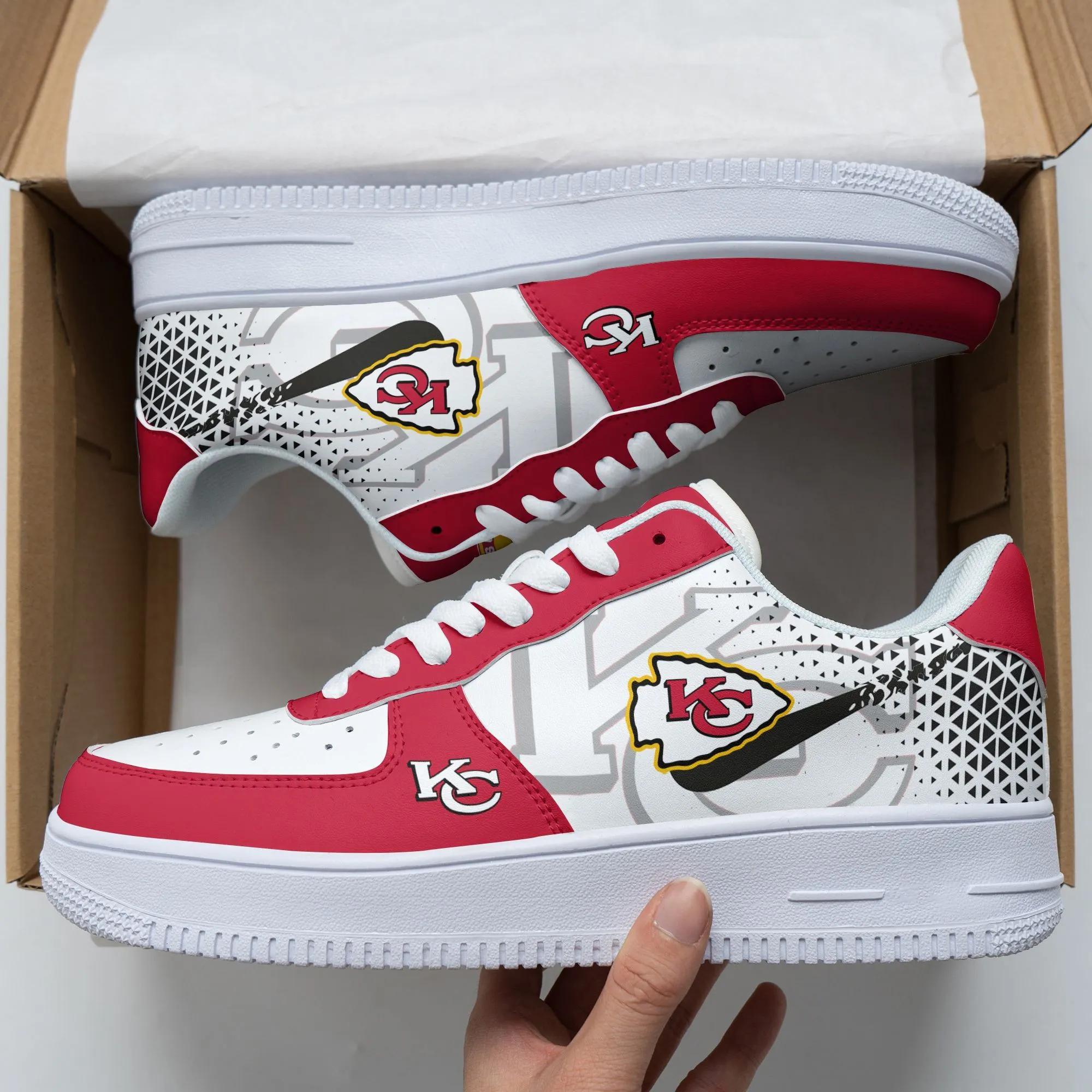 kansas city chiefs af1 shoes 185 8jdde
