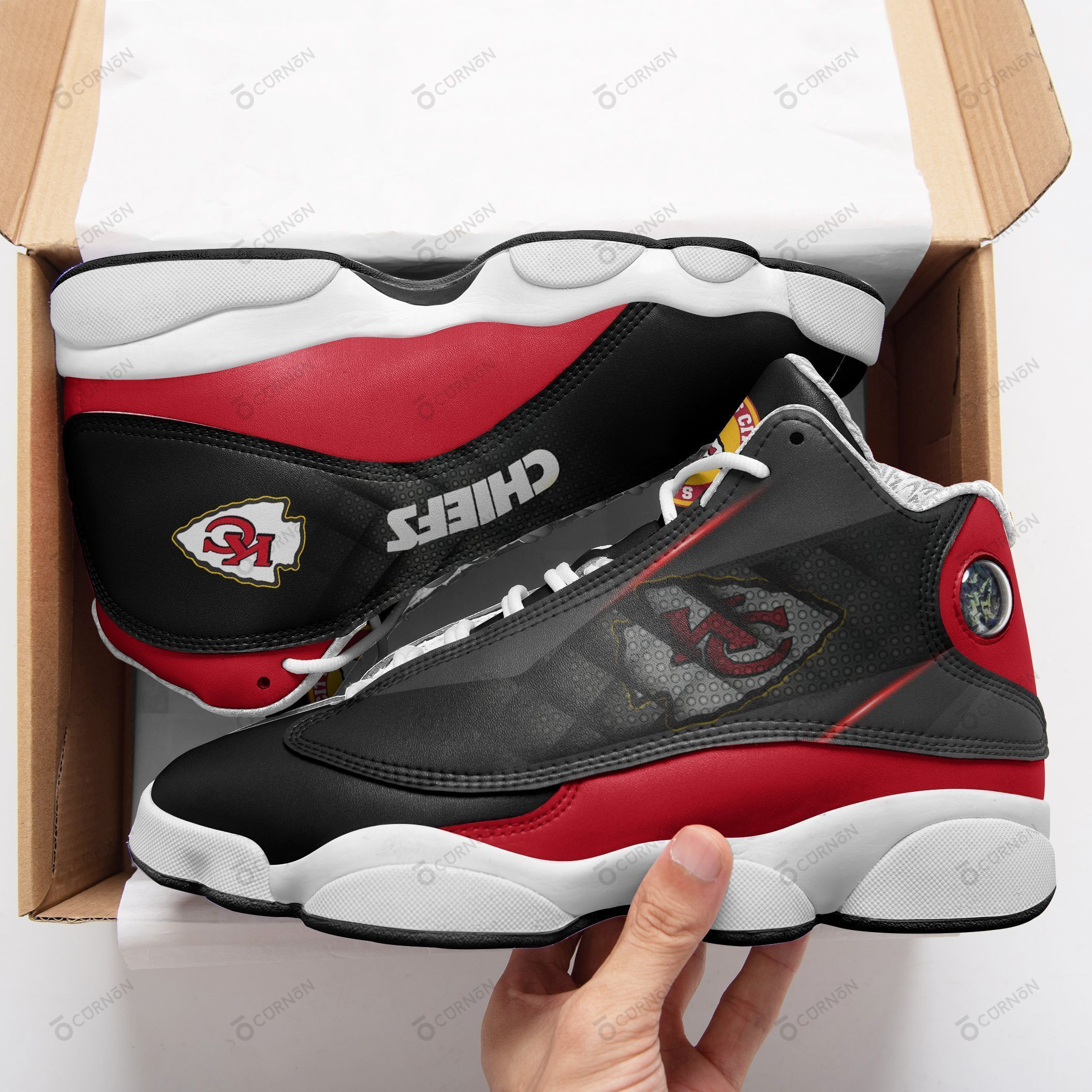 kansas city chiefs ajd13 sneakers 814 u0irq