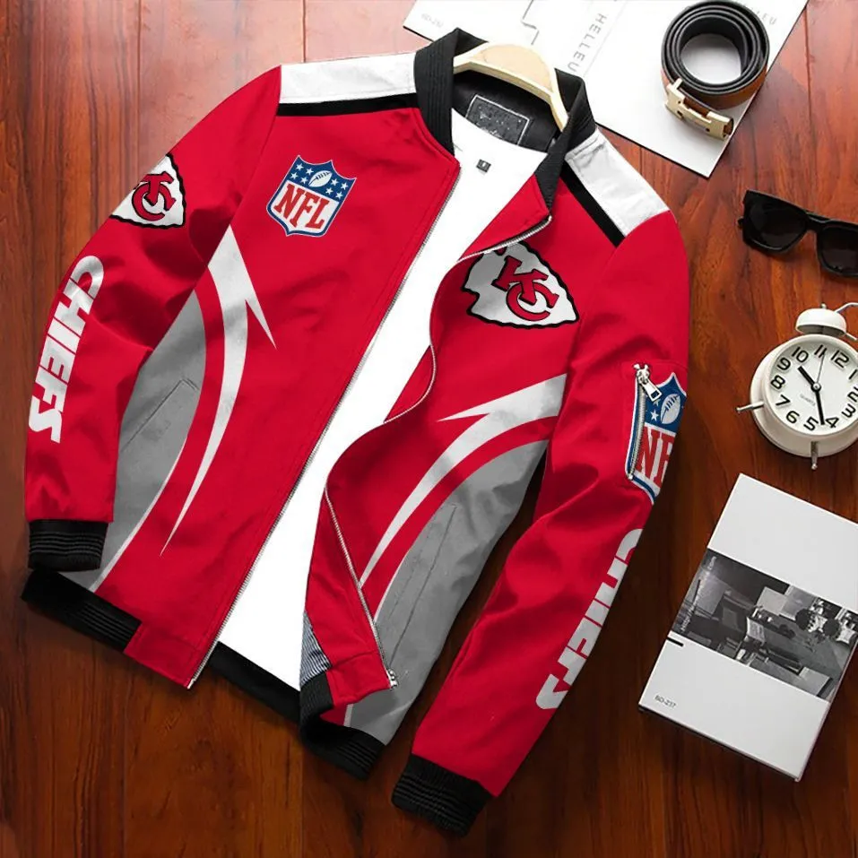 kansas city chiefs bomber jacket 166 fs3ja
