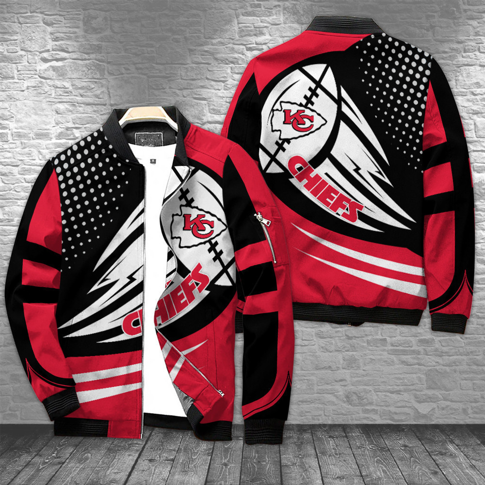 kansas city chiefs bomber jacket bg123 iy7gg