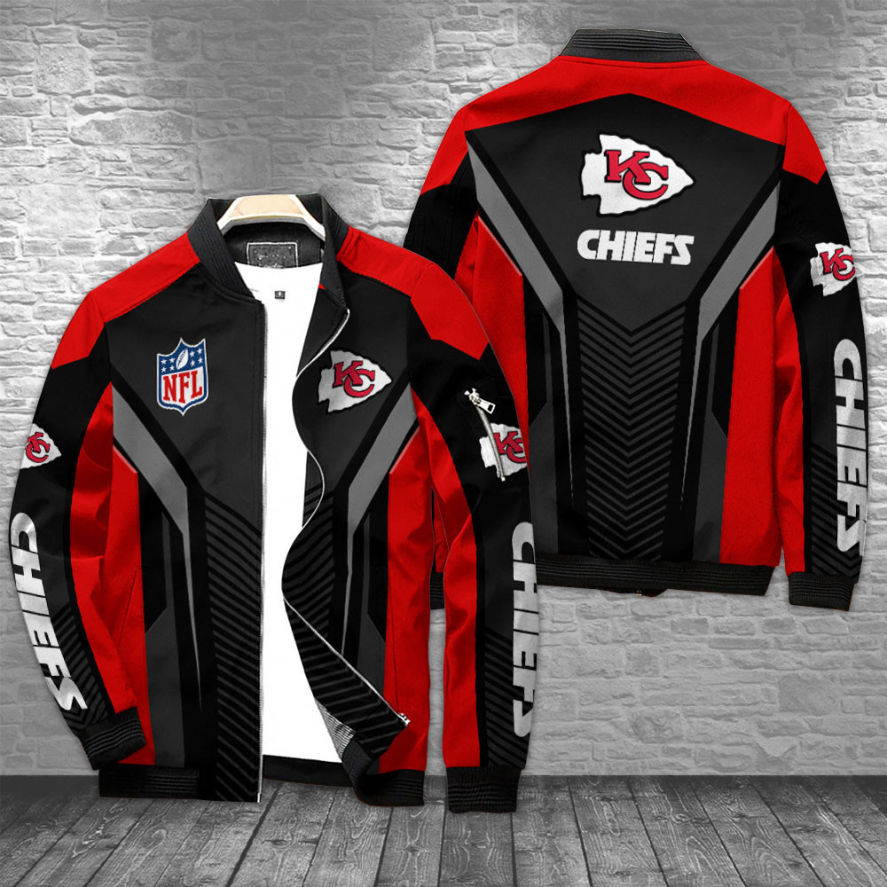 kansas city chiefs bomber jacket bg127 yjhgg