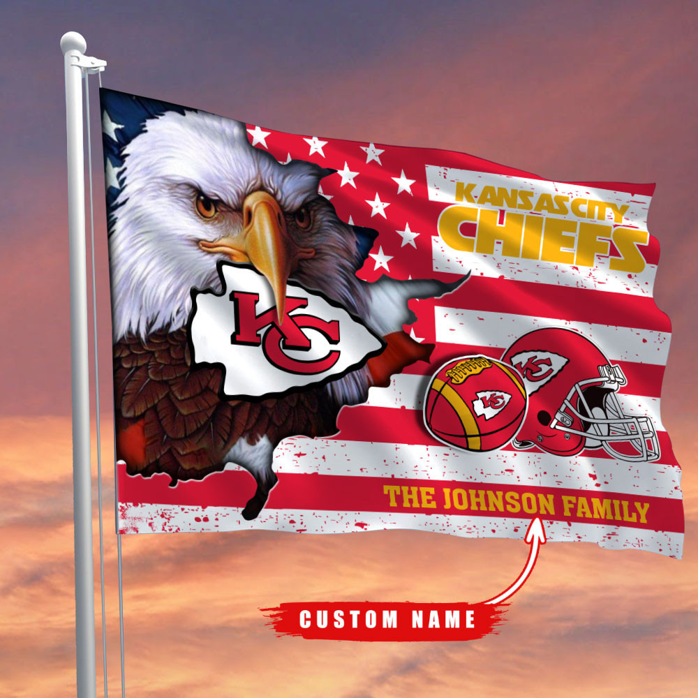 kansas city chiefs flag custom name 0jsjr