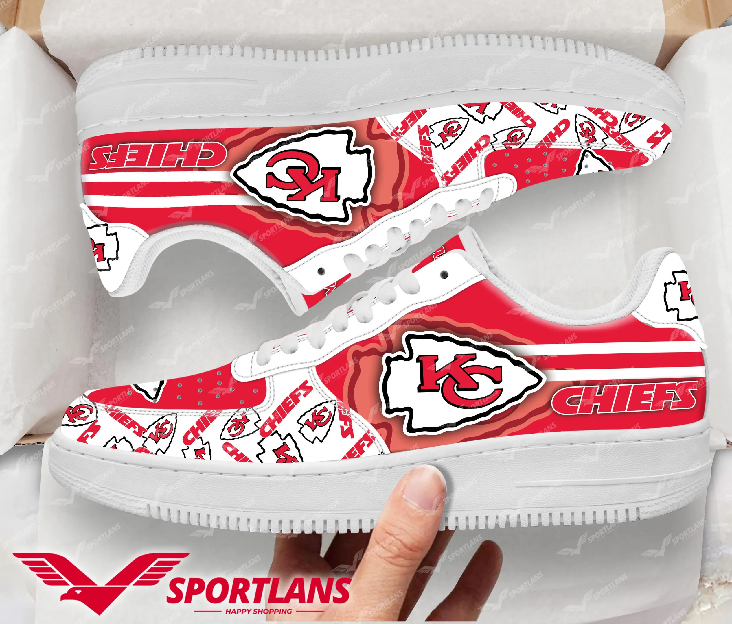 kansas city chiefs nfl personalized air force 1 shoes utalu kansas city chiefs nfl personalized air force 1 shoes utalu