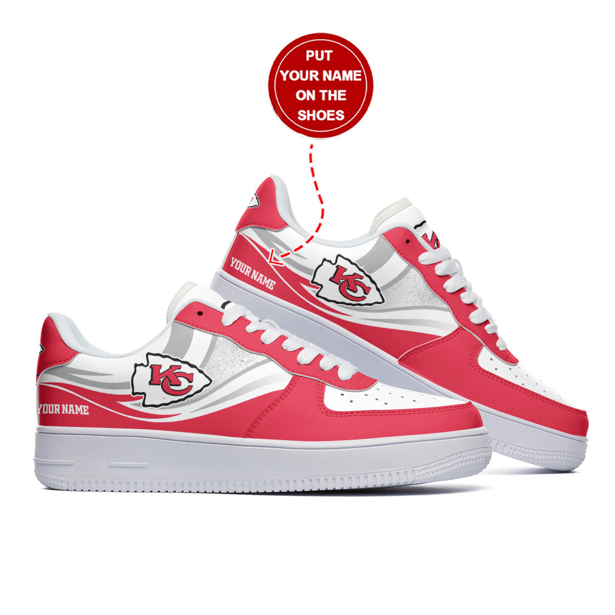 kansas city chiefs personalized af1 shoes bg311 ygd8m
