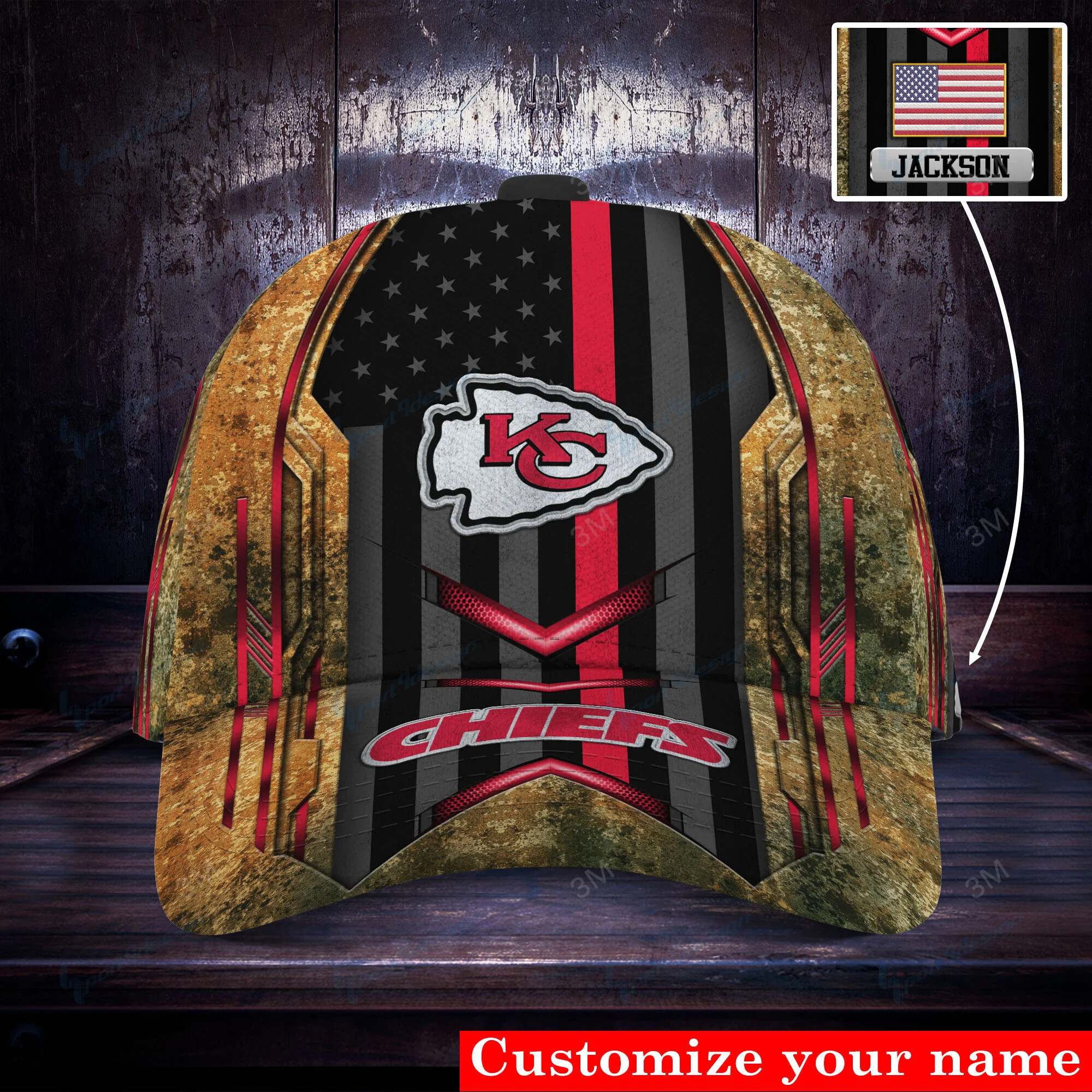 kansas city chiefs personalized classic cap bg528 rcdaq