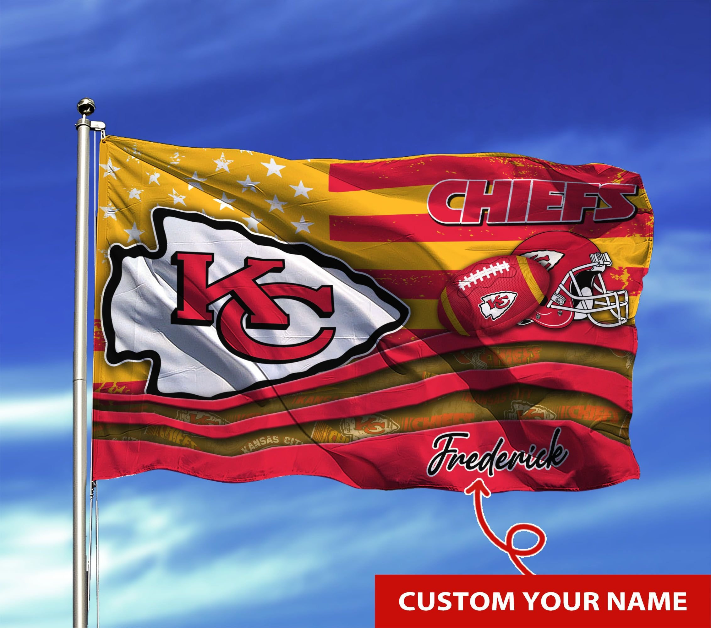 kansas city chiefs personalized flag 15 epjub