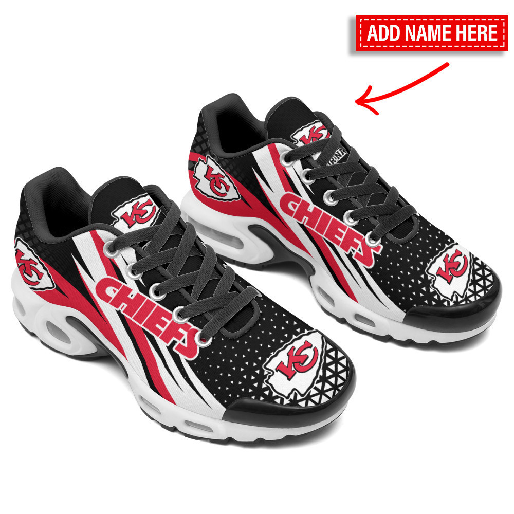kansas city chiefs personalized plus t n youth sneakers bg119 o4xfr