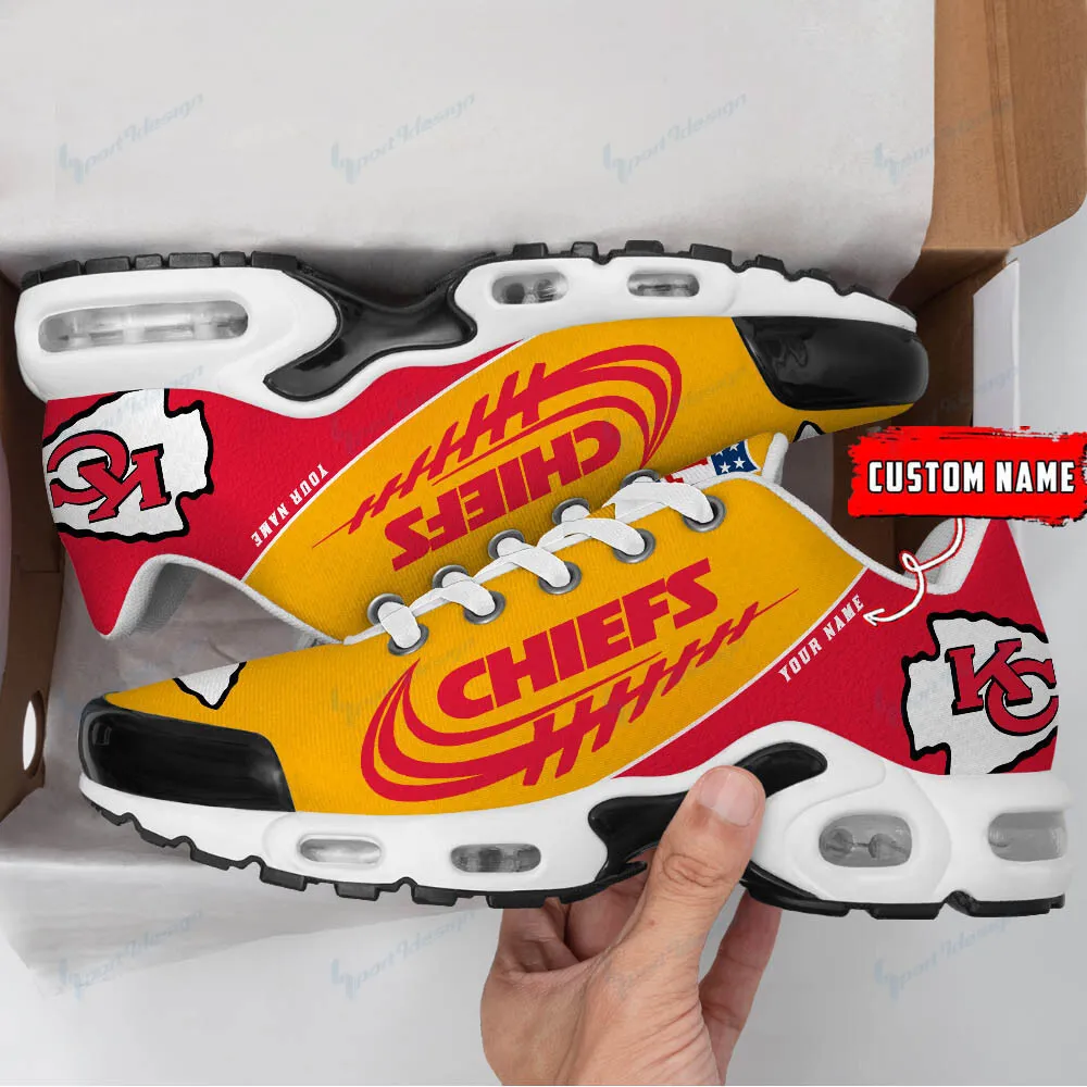 kansas city chiefs personalized plus t n youth sneakers bg16 ycqld