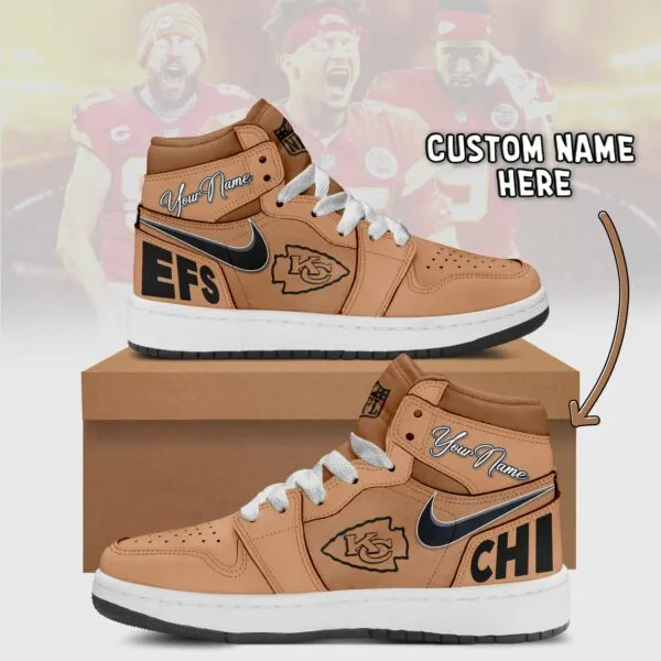 kansas city chiefs brown air jordan 1