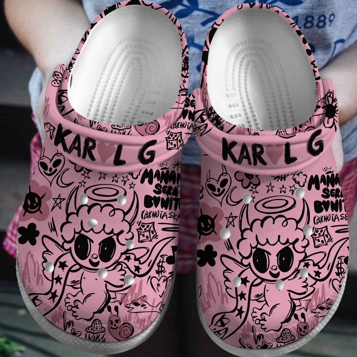 karol g pink crocs perfect gift for fans ny3ri
