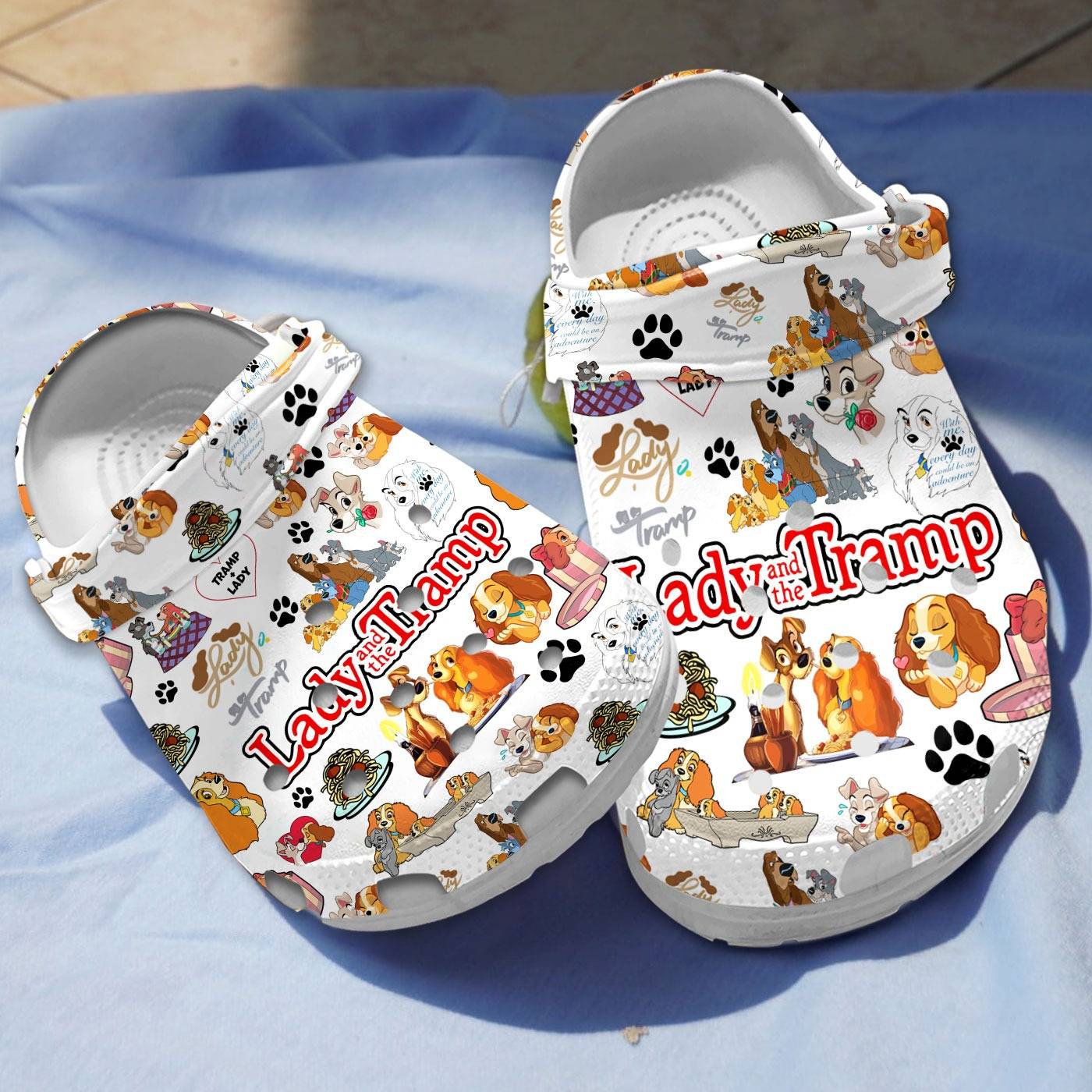 lady and the tramp limited edition cartoon clogs shoes tbvrv