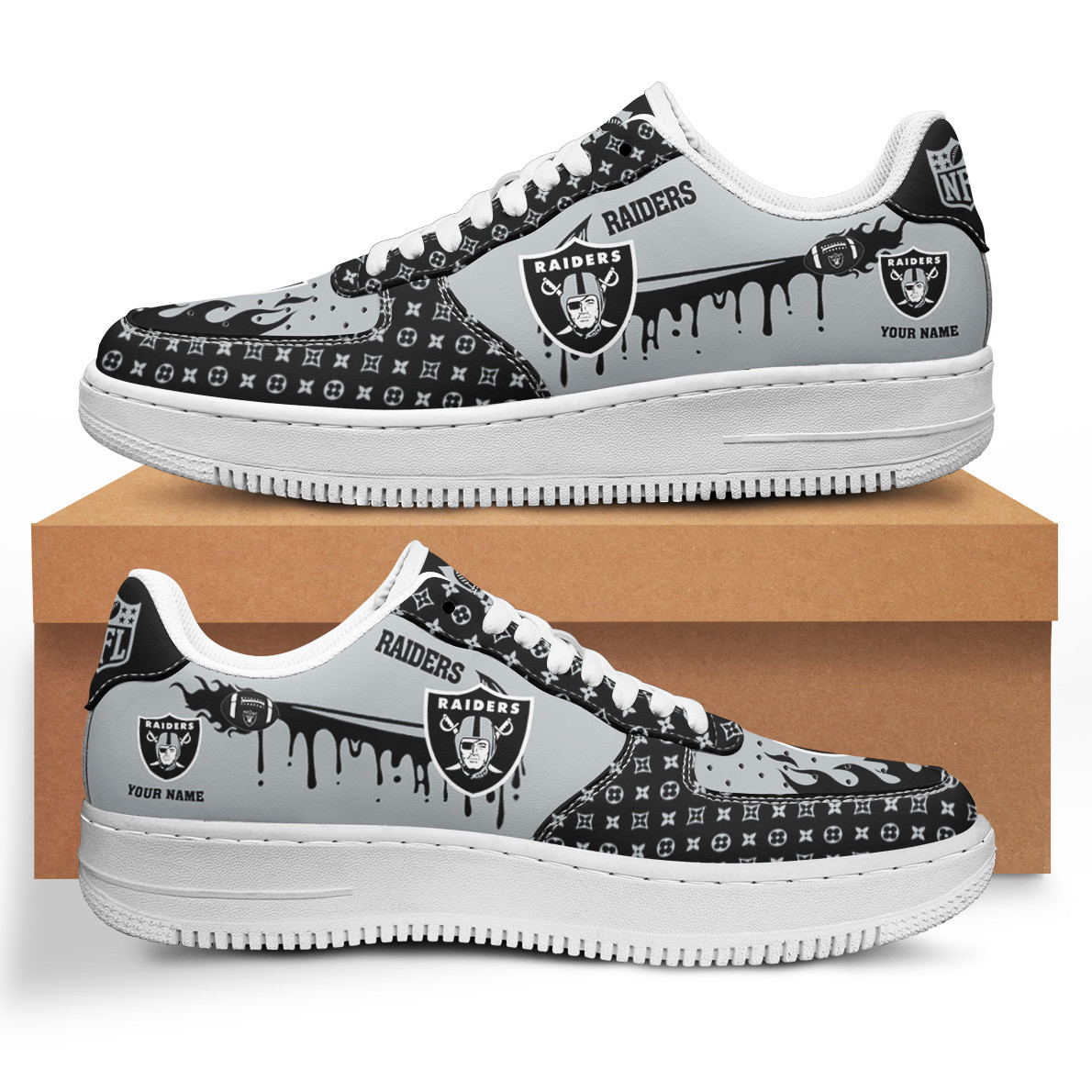 las vegas raiders af1 shoes bg66 fayhv
