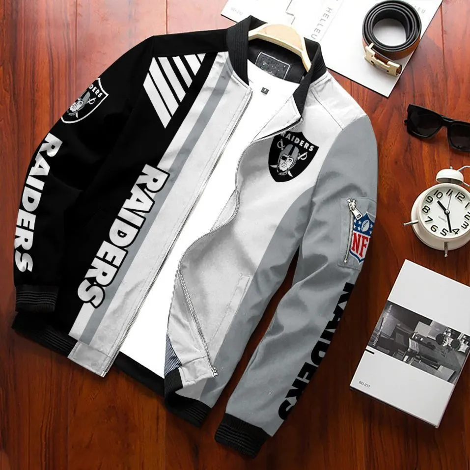 las vegas raiders bomber jacket 063 ldveo